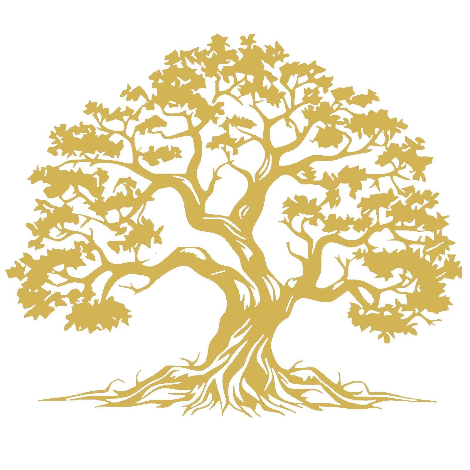 Jumpeak Wanddekoobjekt Metall Baum des Lebens Kunst Wanddekoration,Baum Wanddekoration, Natur, Hergestellt aus Metall,Vier Farben zur Auswahl,2 Größe – Bild 2 von 5