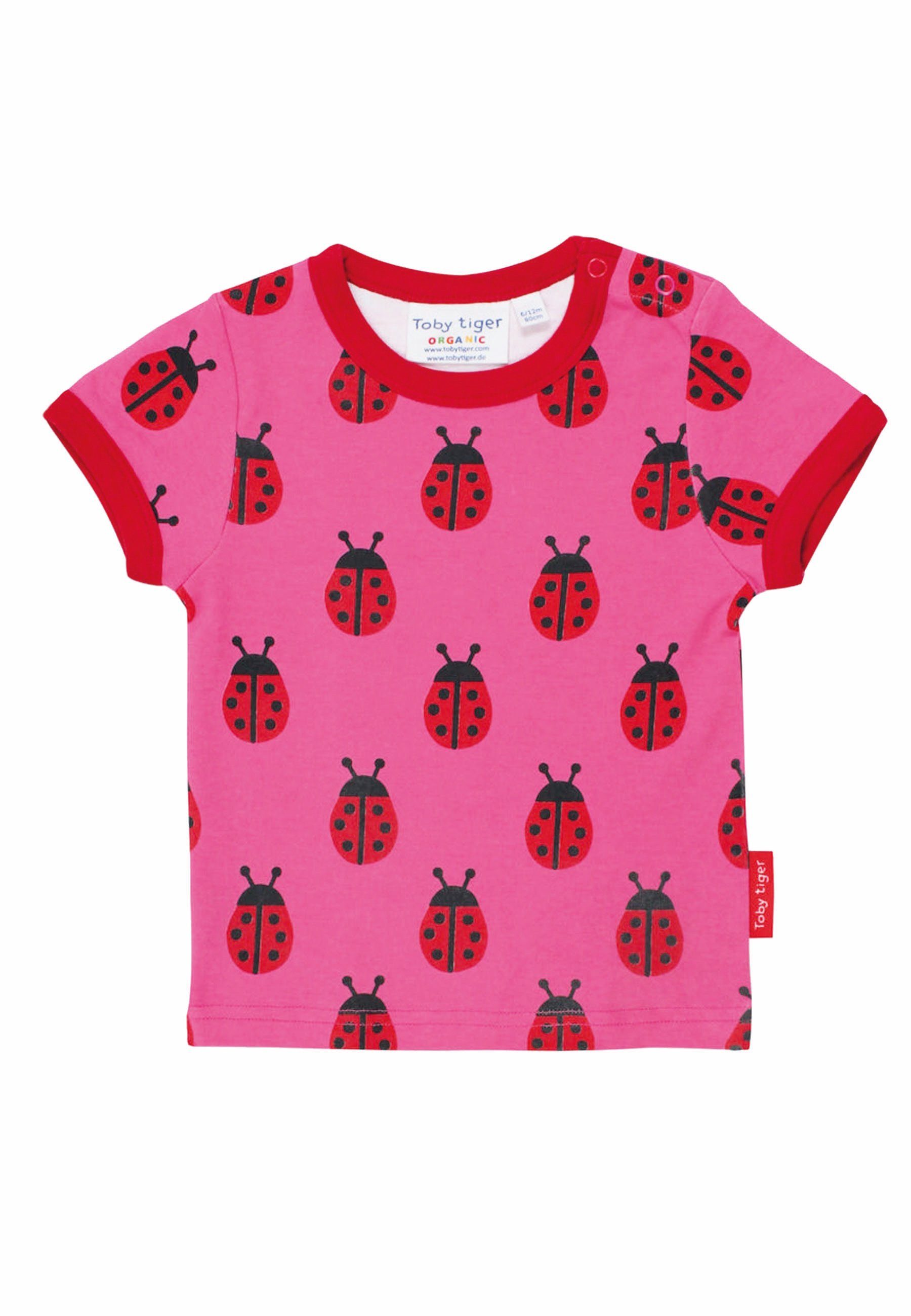 T-Shirt T-Shirt mit Marienkäfer Print