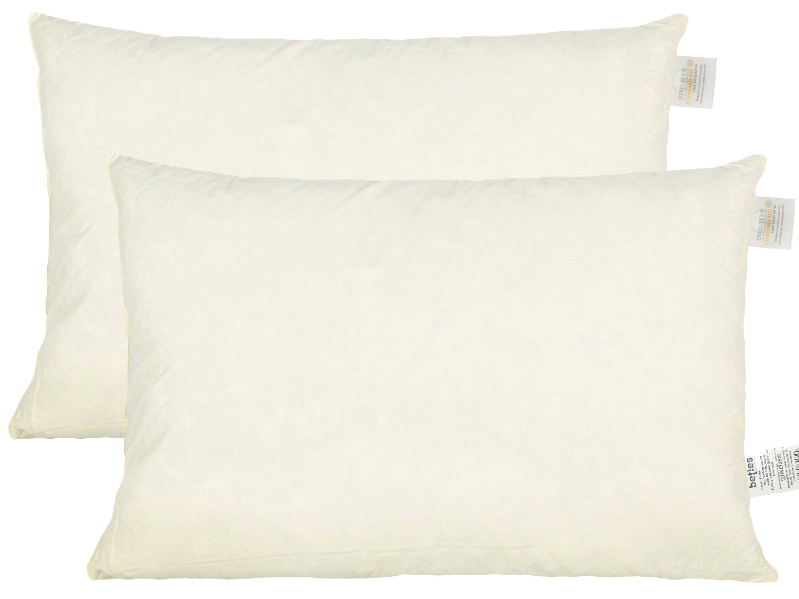 beties Dekokissen PublikPrall, Polster-Kissen 2er-Set ca. 40x60 cm Federfüllung