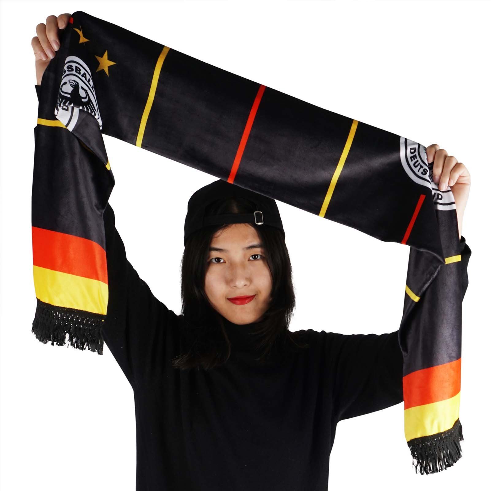 GalaxyCat Schirmmütze WM 2022 Fan 2022 Deutschland Schal, (Schal) für WM Deutschland Schal Fußball Schal