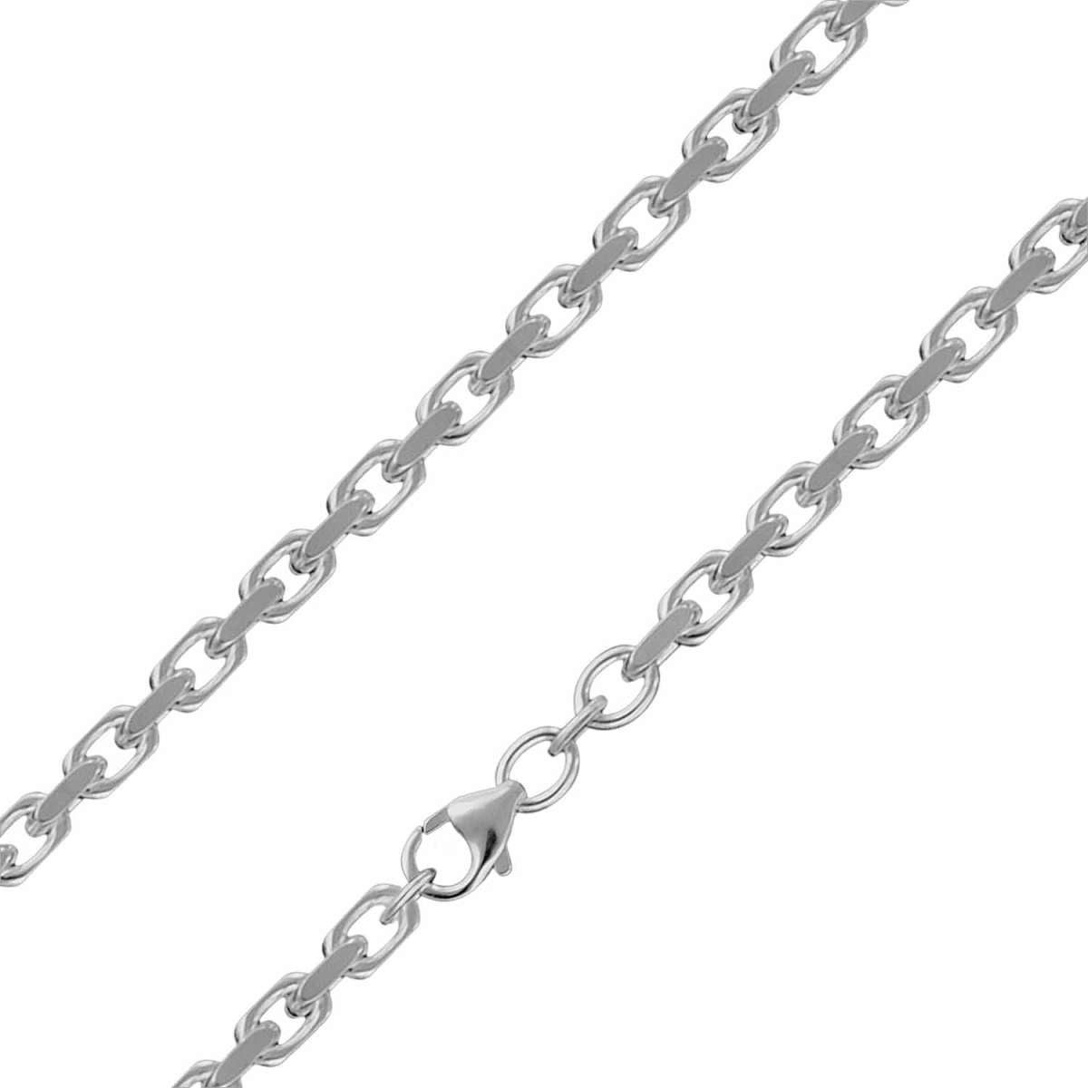trendor Kette ohne Anhänger 85772, für Herren 925 Silber 3,8 mm breit