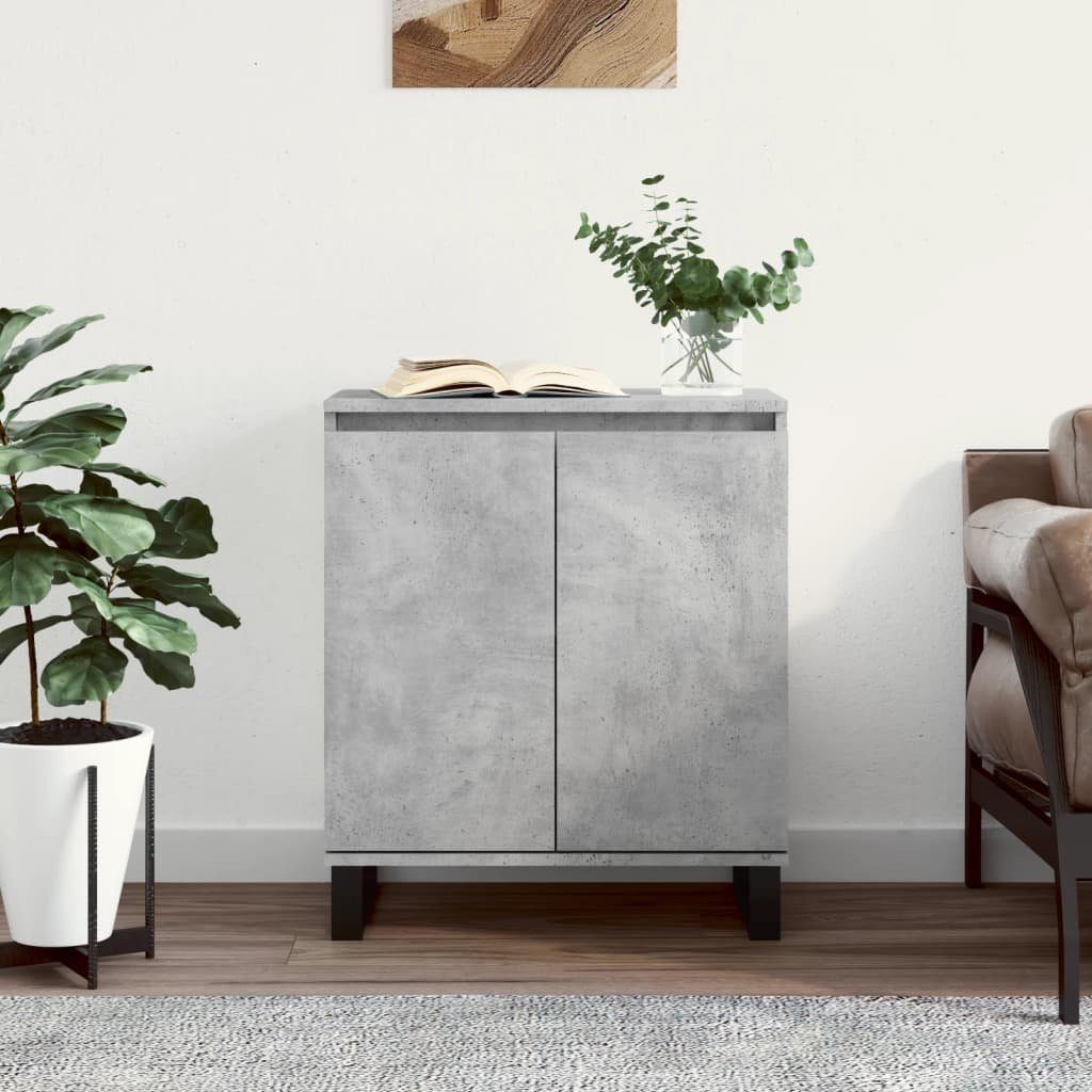 furnicato Sideboard Betongrau 60x35x70 cm Holzwerkstoff günstig online kaufen