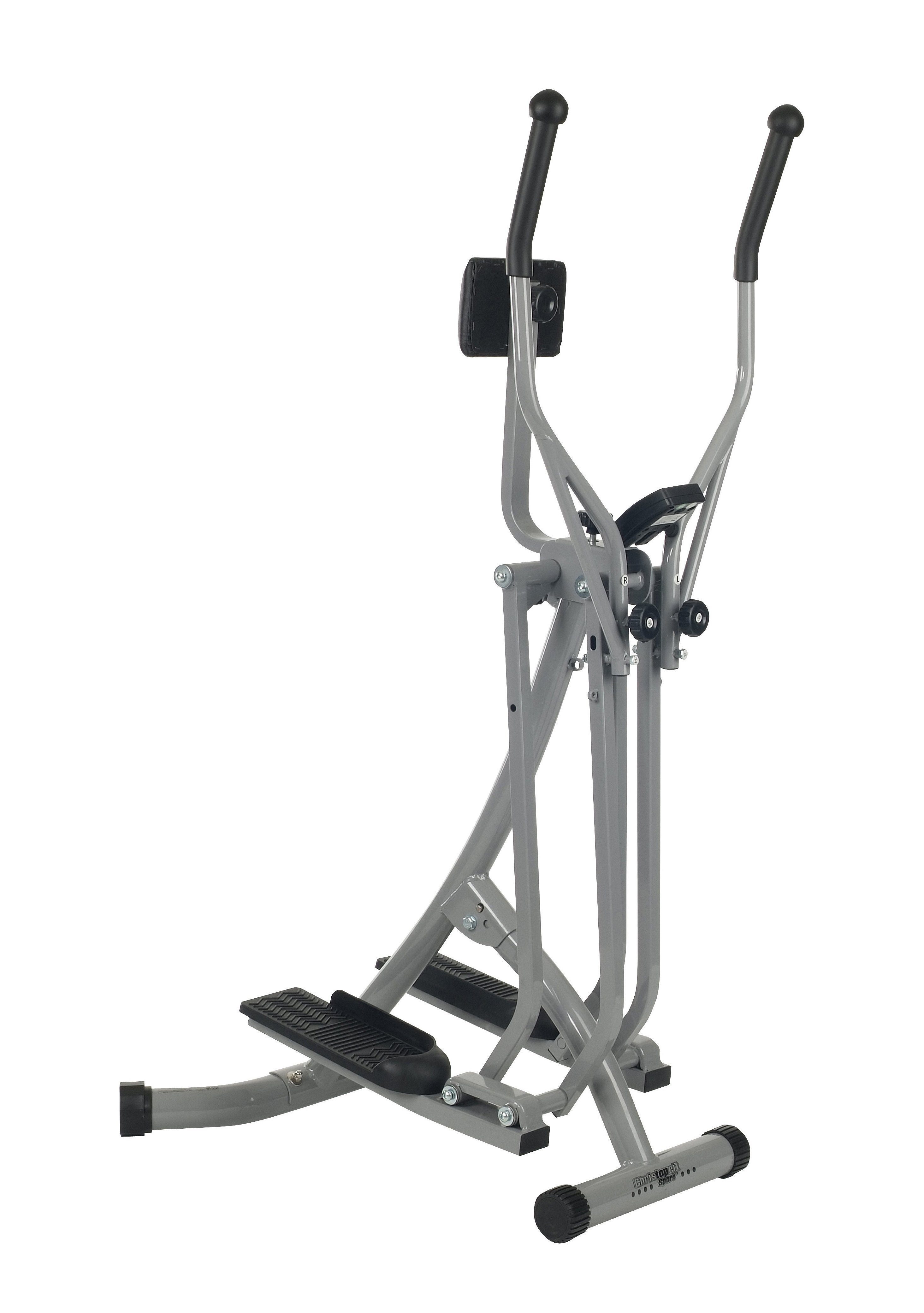 Christopeit Sport® Crosstrainer Walker (mit Bauchkissen und integr. Trainingscomputer), 100 kg max. Benutzergewicht, klappbar