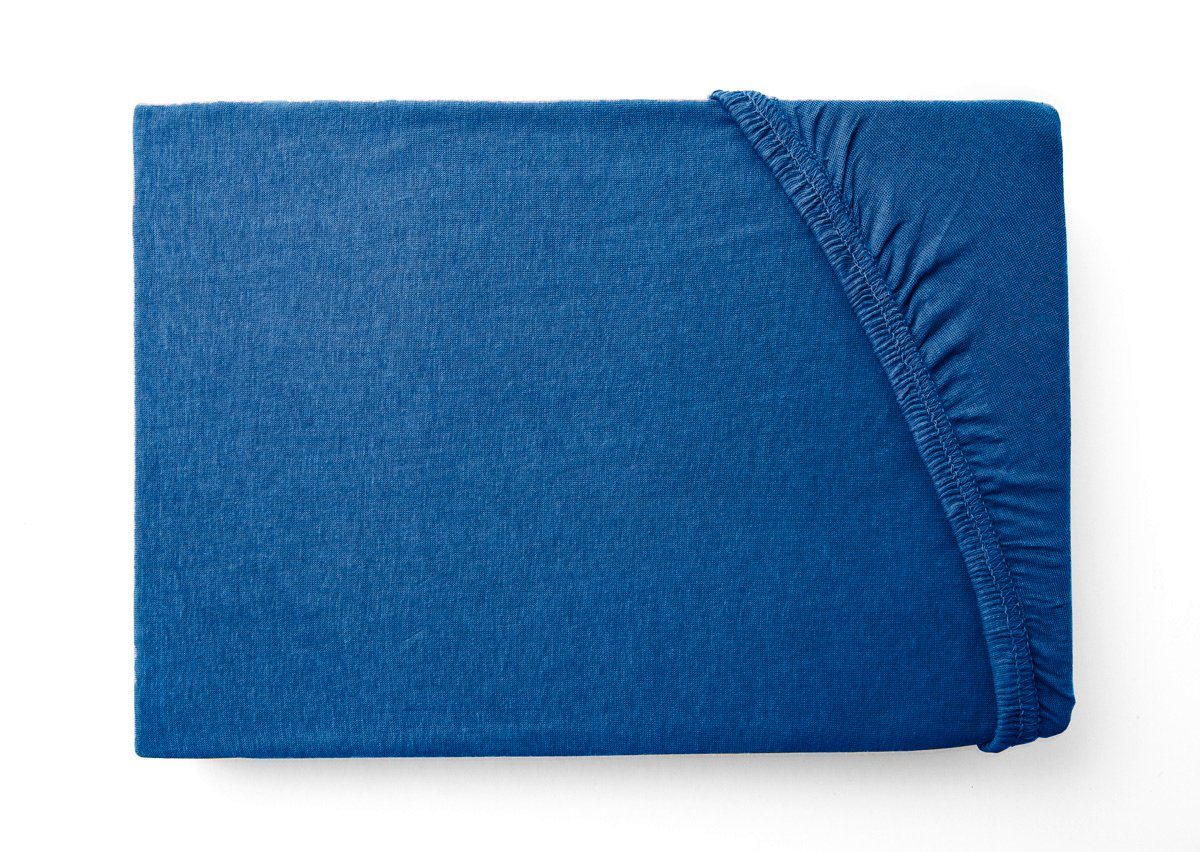 Hometex Premium Textiles Spannbettlaken Jersey Spannbettlaken 100% Baumwolle, Jersey, Gummizug: Rundumgummizug, Premium-Jersey Matratzenhöhe bis 23 cm – Bild 3 von 5