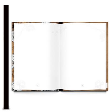 Logbuch-Verlag Notizbuch Rezeptbuch mit leeren Seiten DIN A4 + Metallecken