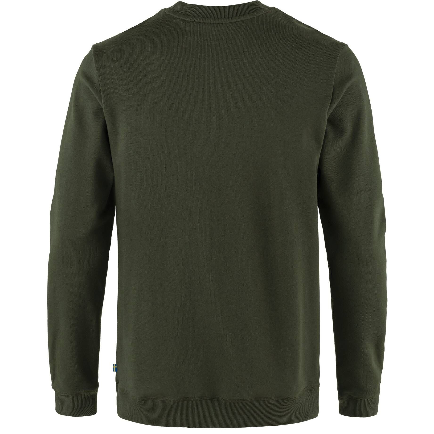 1960 Herren SWEATER (401) dunkelgrün Fjällräven M (1-tlg) Sweatshirt LOGO BADGE Sweatshirt