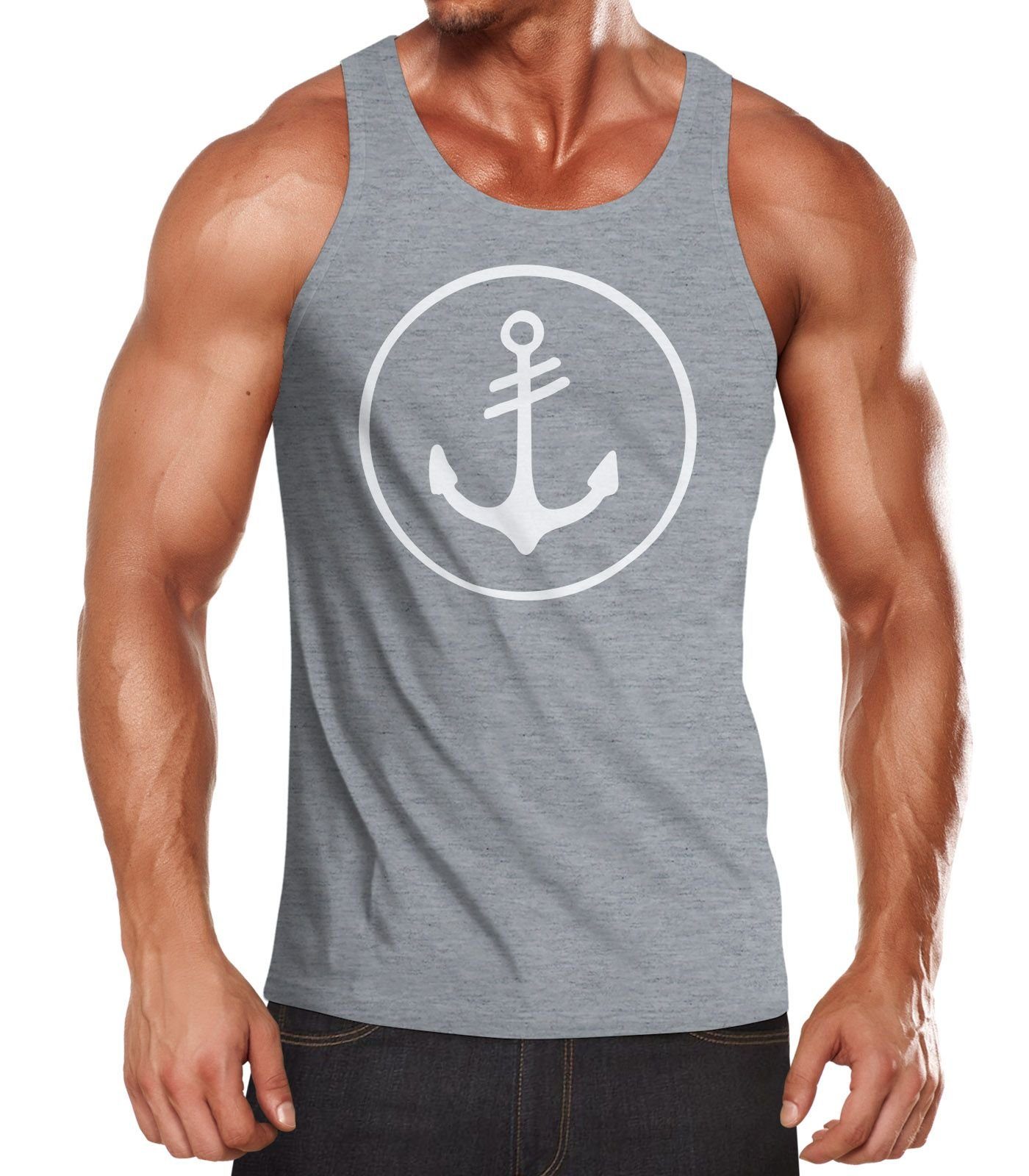 Neverless Tanktop Cooles Herren Tank-Top Anker günstig online kaufen