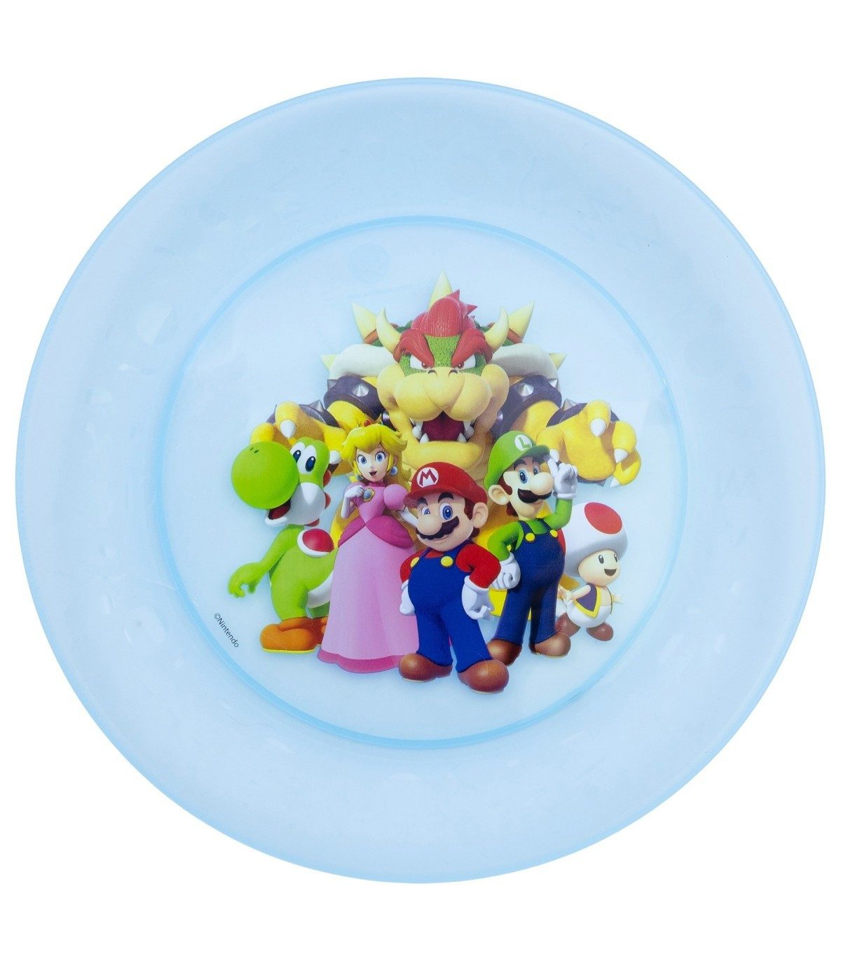 Super Mario Teller Kinder Teller Set 4 teilig geeignet für Mikrowelle und Spülmaschine, (4 St)