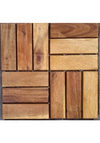 MERXX Holz-Fliesen »Akazie« с Kl...