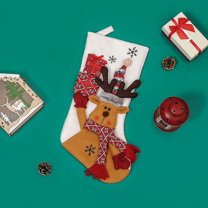 Leway Mini Bag Geschenktüte im Stil eines Weihnachtsstrumpfs