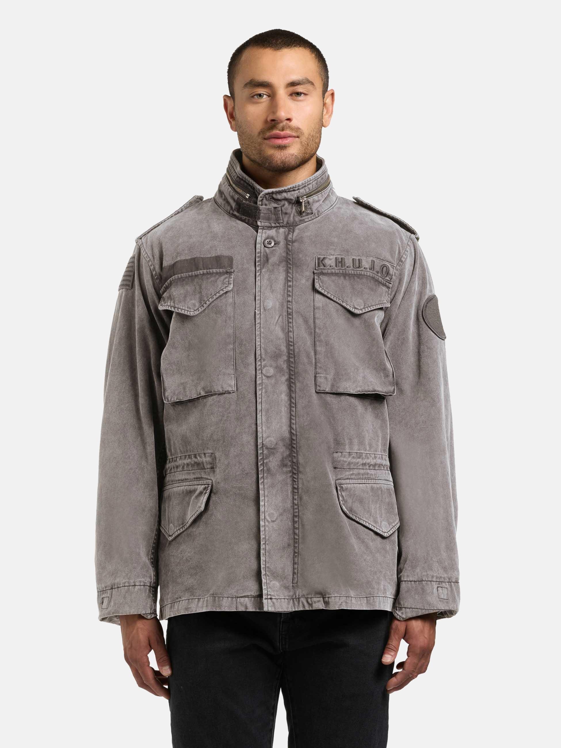 khujo Funktionsjacke Gene (1-St) Übergangsparka mit Stehkragen
