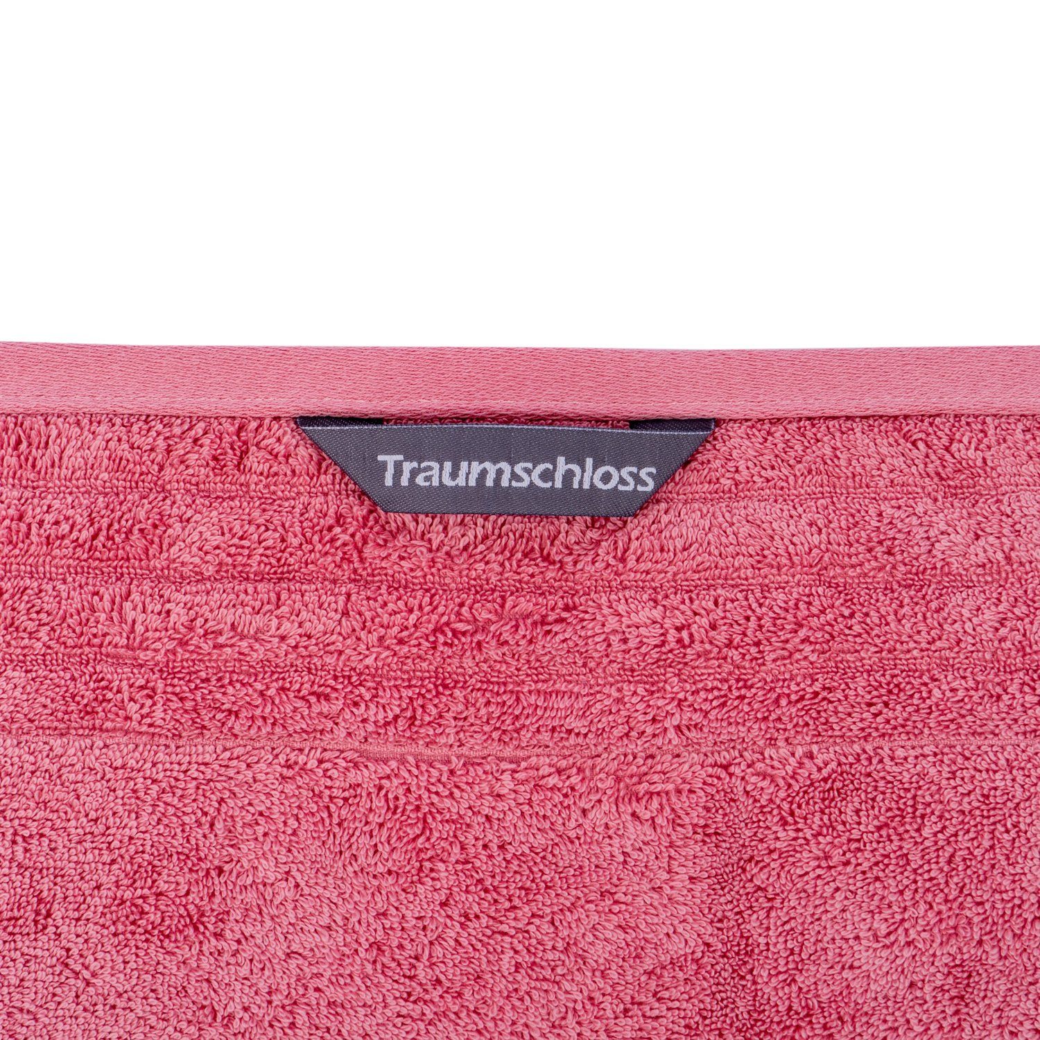 Traumschloss mit Badetuch 100% Premium-Line, Baumwolle Frottier Supima (1-St), pink 600g/m² amerikanische