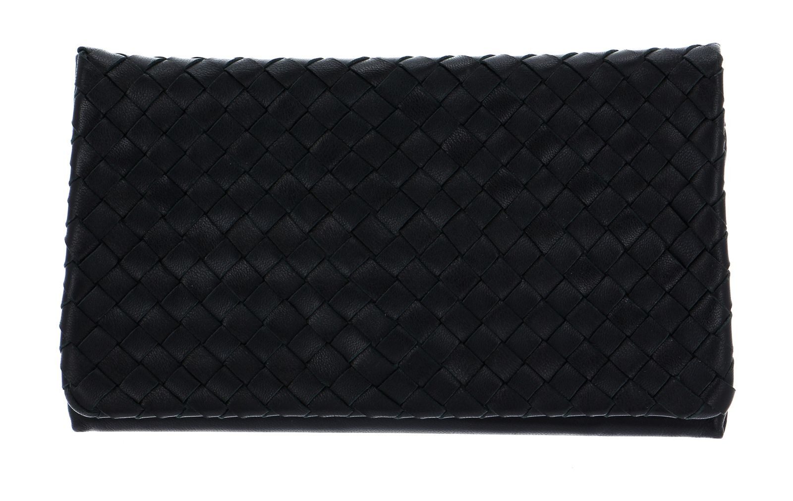 Clutch Leather Piuma Weaving