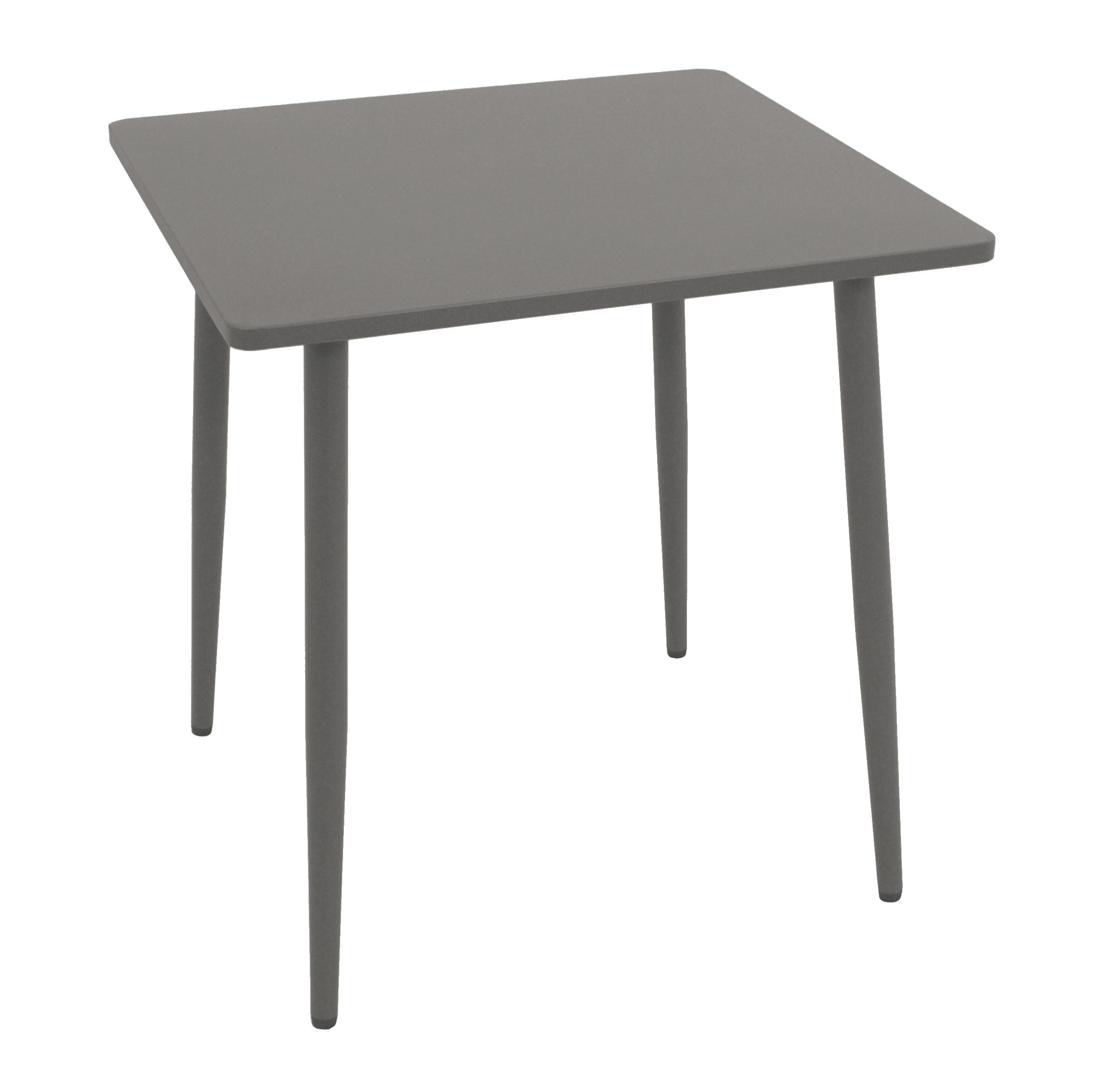 DEGAMO Bistrotisch DENVER 70x70cm, Stahl, Innen und Außen