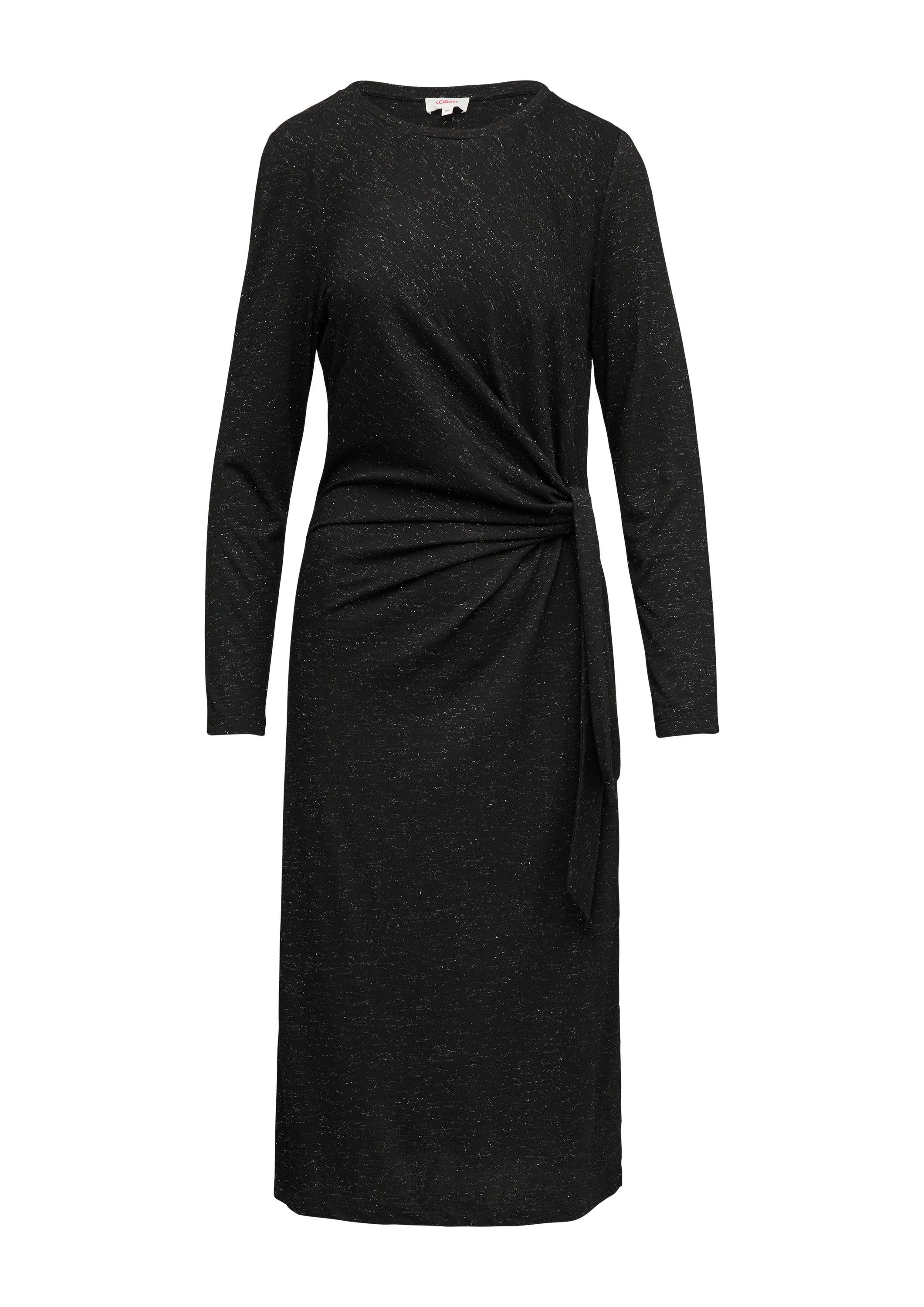 s.Oliver Midikleid Kleid Glitzerndes Jersey-Kleid mit günstig online kaufen