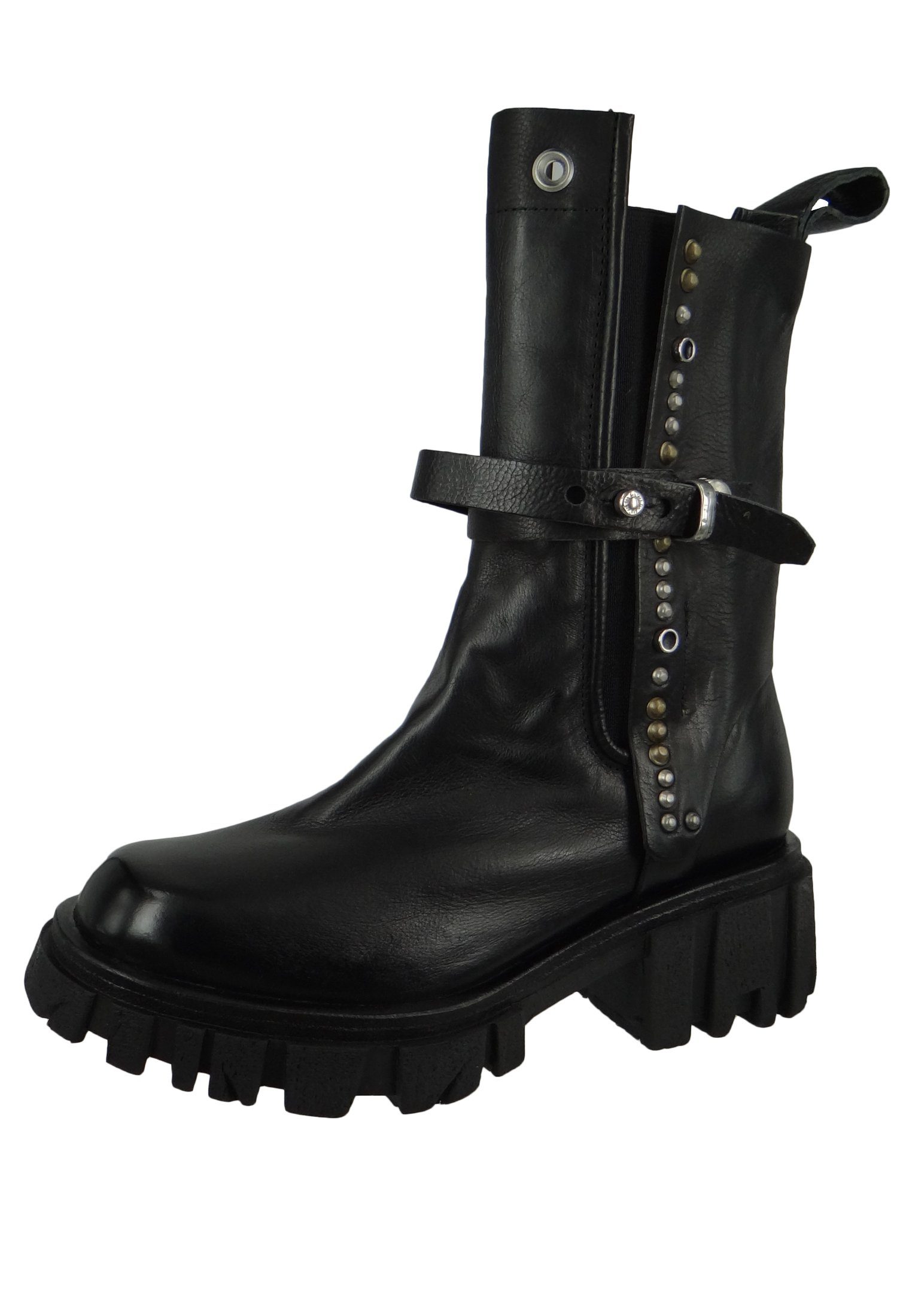 A.S.98 A54202-101-6002 Hell Nero Stiefelette