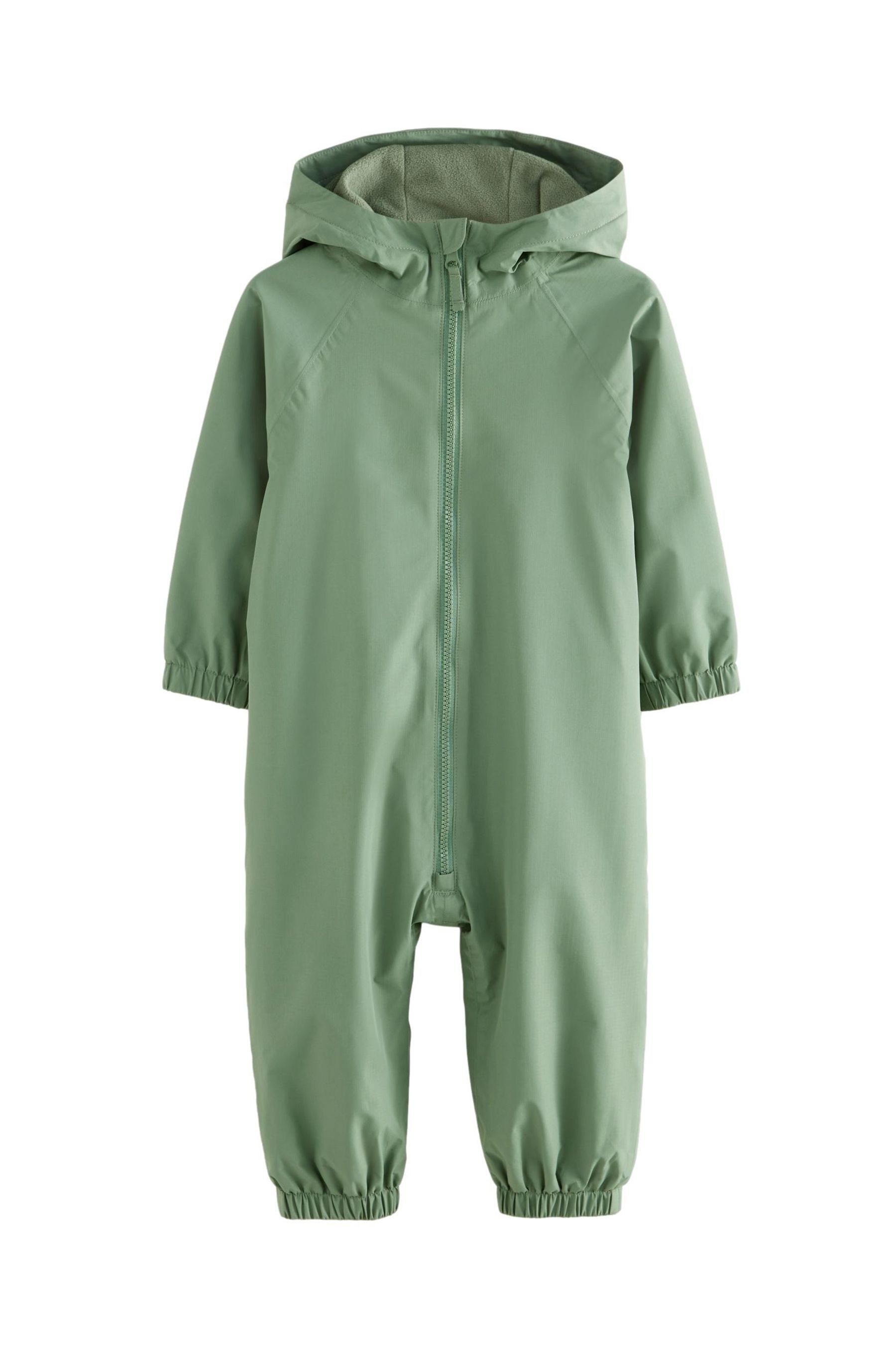 Regenoverall Wasserdichter Matschanzug mit Fleecefutter