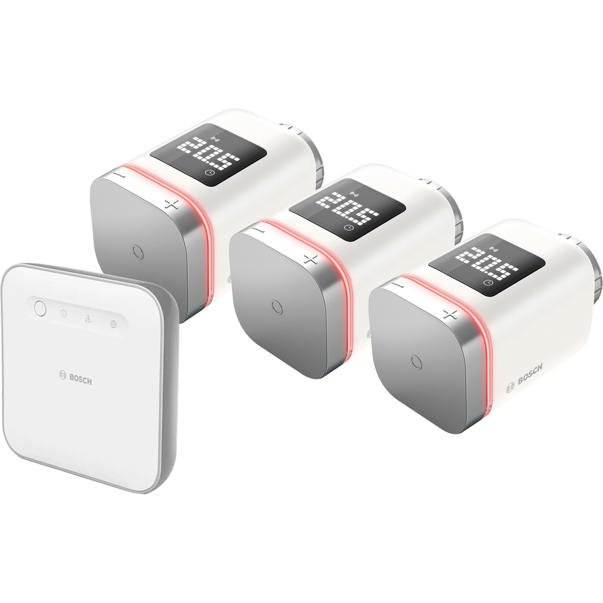 BOSCH Heizkörperthermostat Bosch Smart Home Smart Home Starterset mit 3