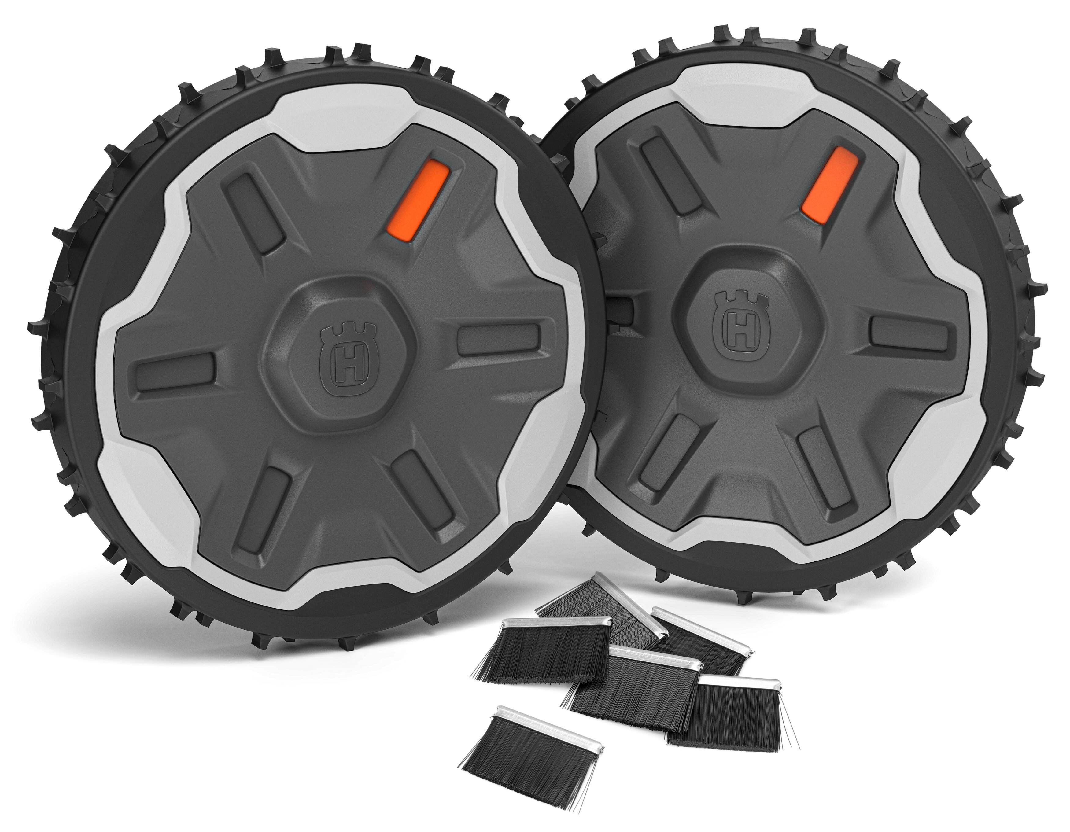 Husqvarna Rasenmähroboter Automower Terrain Kit mit Bürsten, Passend für Automower® 305E/310E/405XE/410XE/430X/450X Nera, 520 & 550