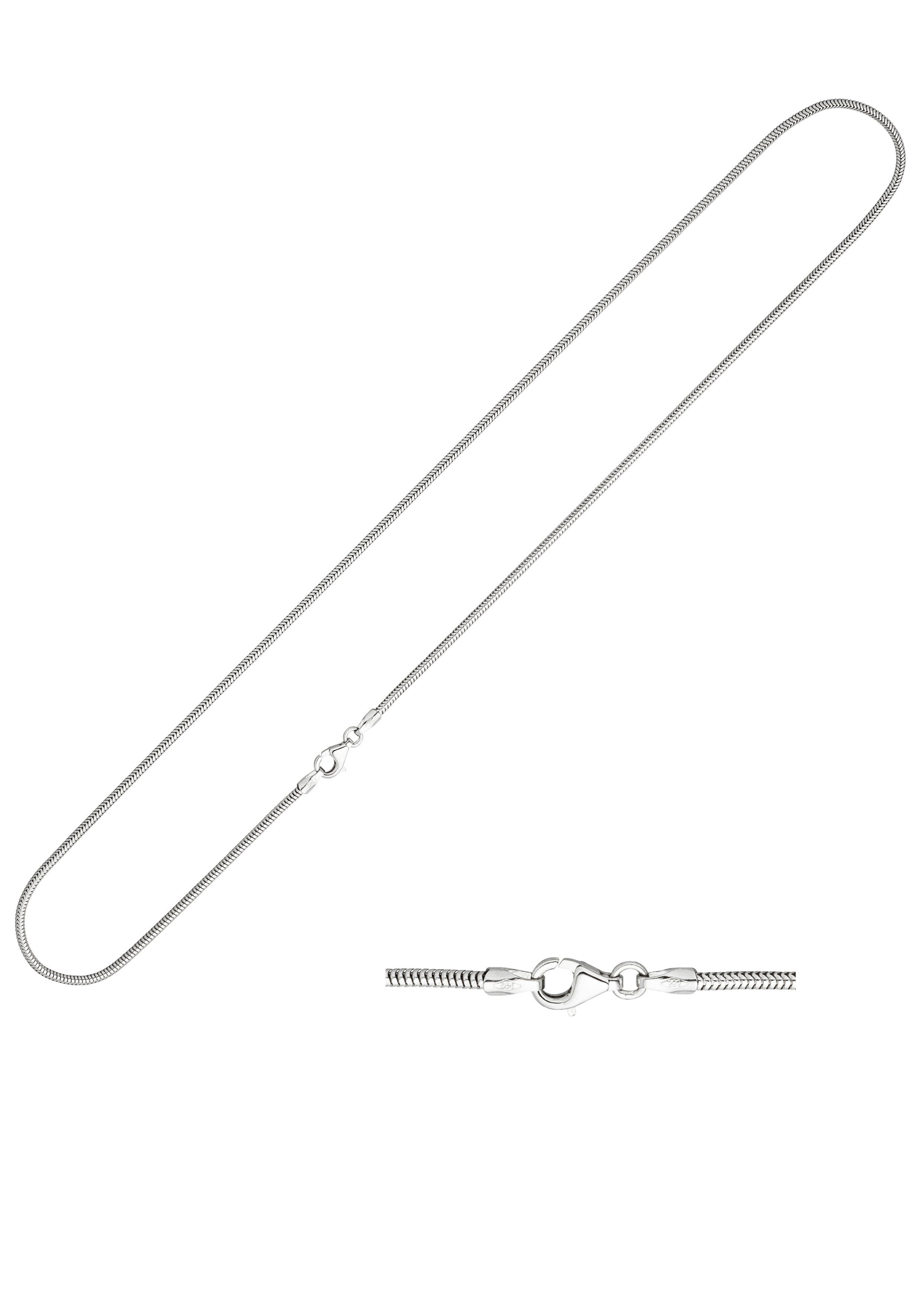 JOBO Goldkette, Schlangenkette 585 Weiß...