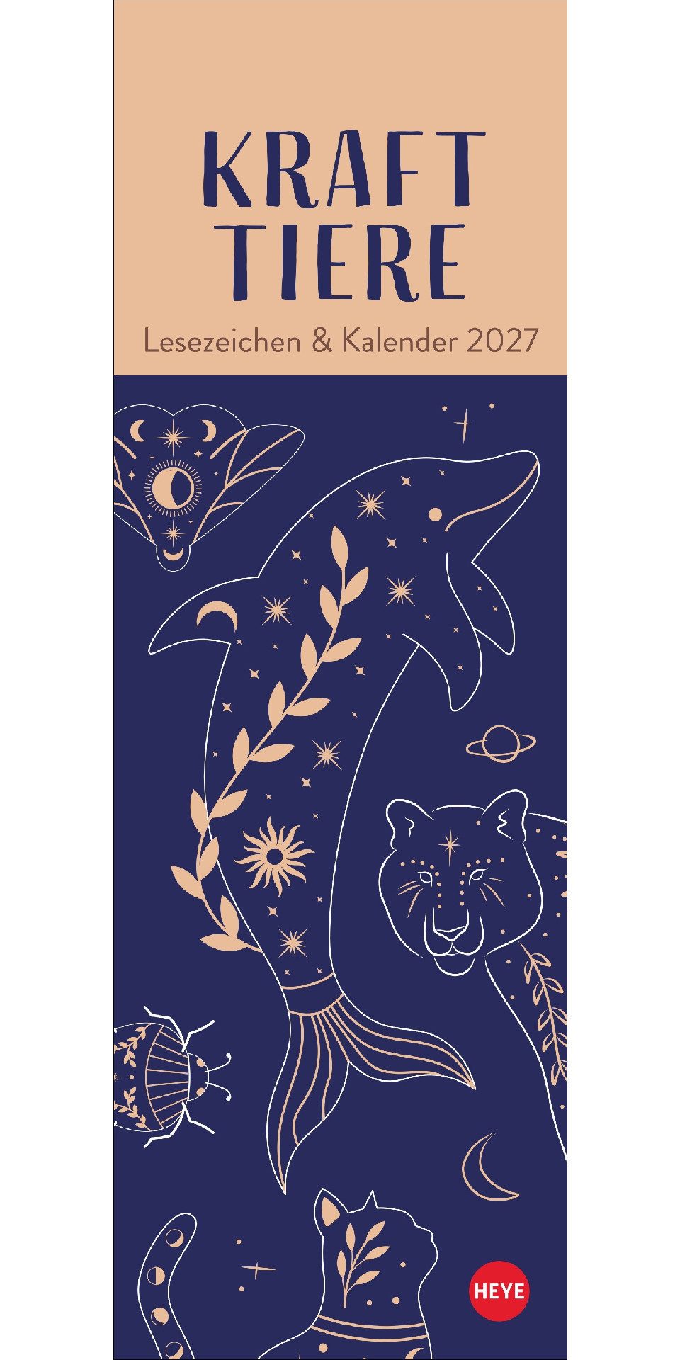 Lesezeichenkalender Krafttiere Lesezeichen & Kalender 2027