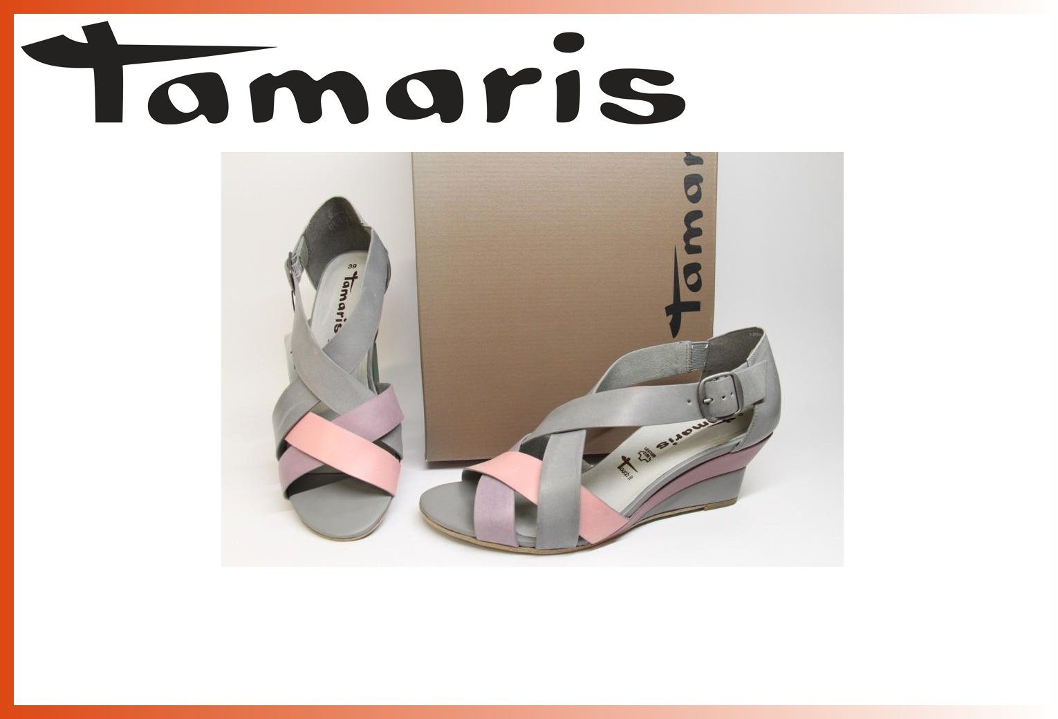 TAMARIS Comfort TC Vegan Damessandalen met sleehak, roze, 36 EU, Rosé, 36 EU TAMARIS Comfort TC Vegan Damessandalen met sleehak, roze, 36 EU, Rosé, 36 EU