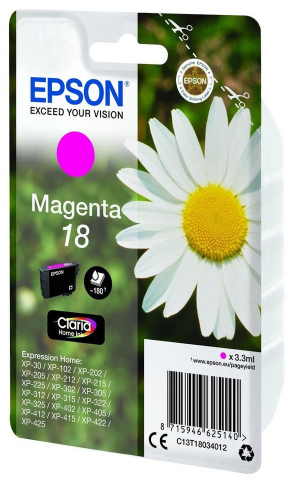 Thumbnail - Epson Epson 18 Gänseblümchen Druckerpatrone magenta Tintenpatrone