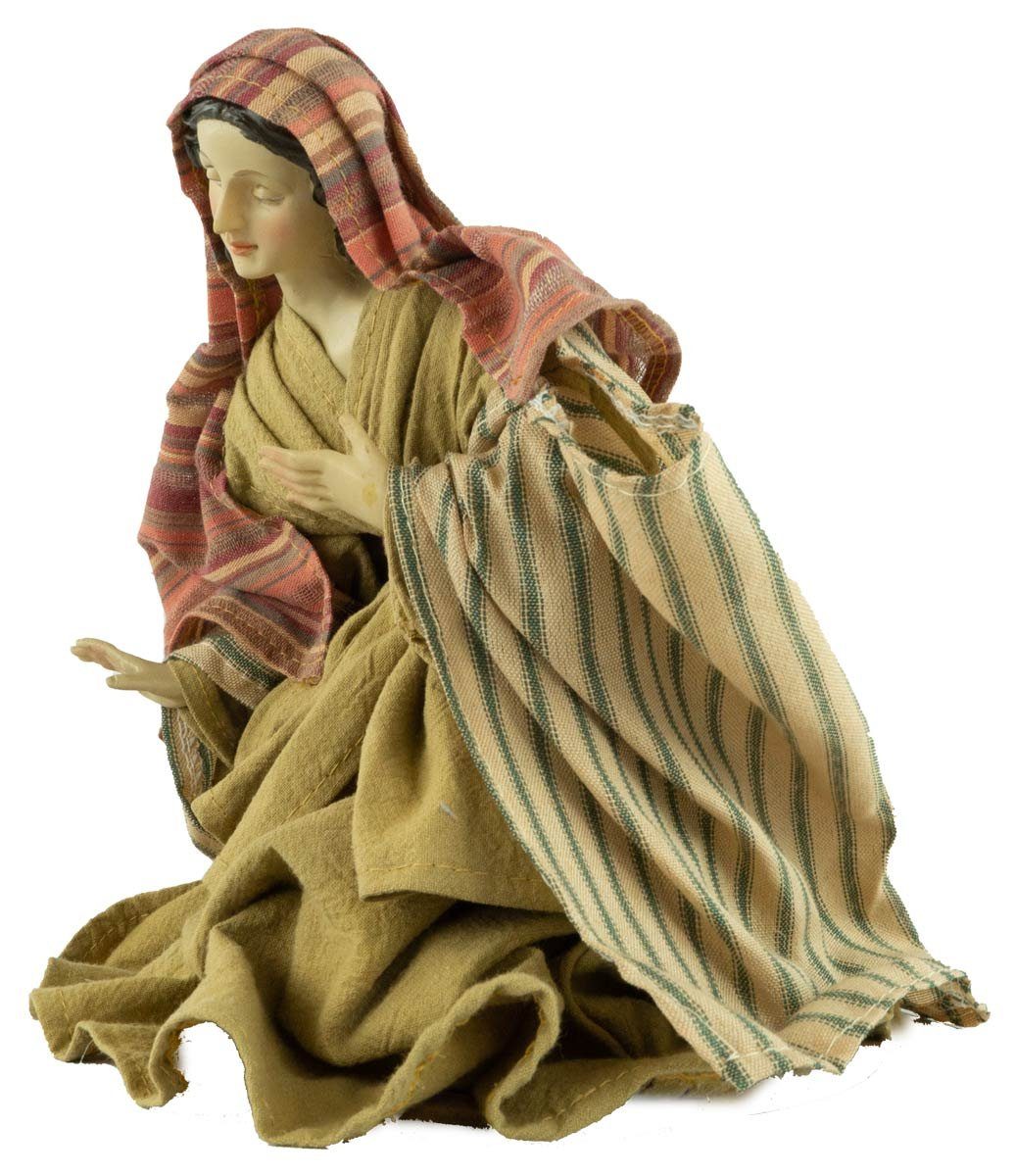 (3 Krippenfigur ca. Krippenursel bekleidetet K heilige 116-01 3-tlg), 3-tlg., Familie Ankleidefiguren 32 Familie Heilige cm, St.,