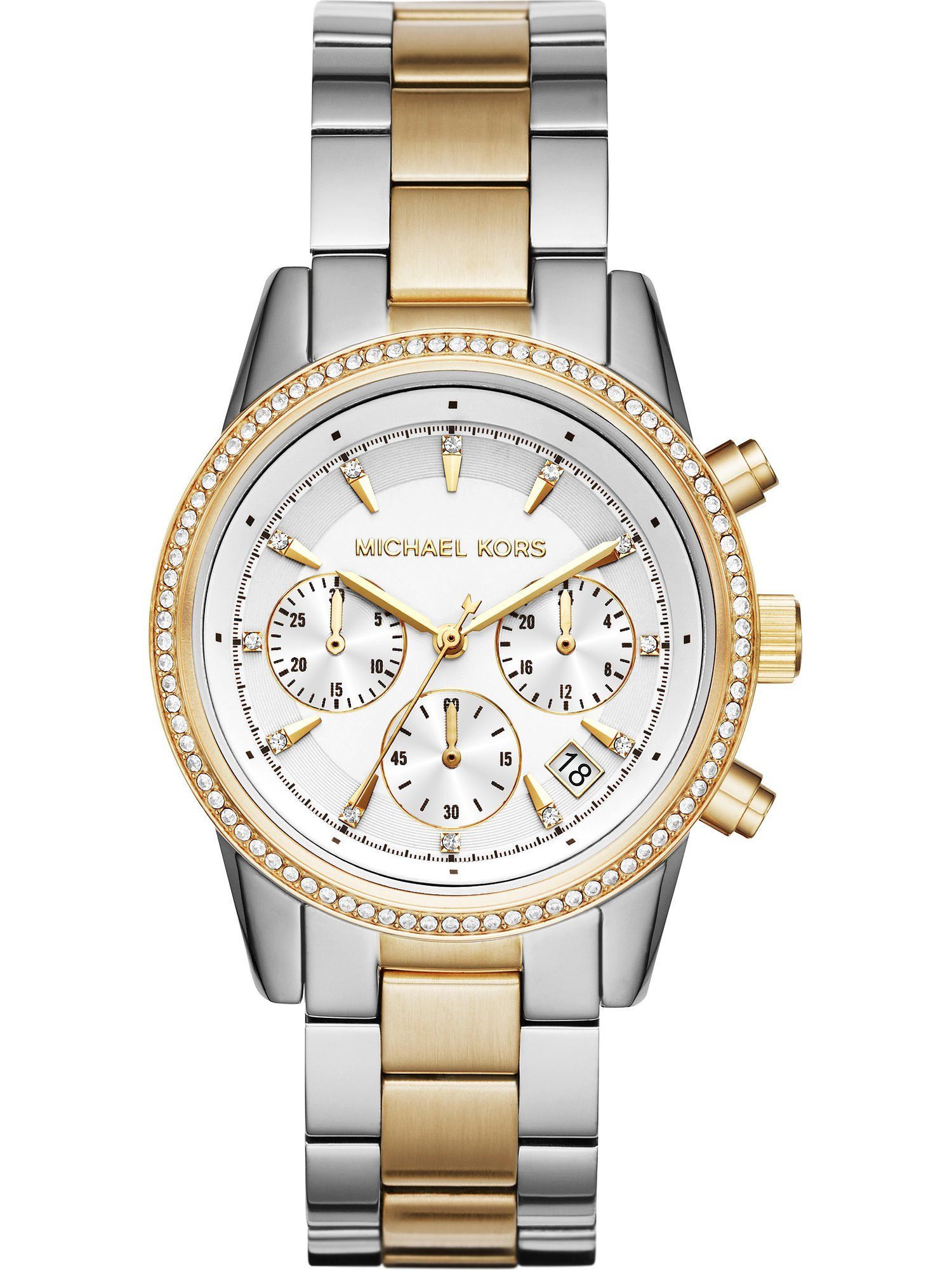MICHAEL KORS Chronograph Michael Kors Damen-Uhren Analog Quarz günstig online kaufen