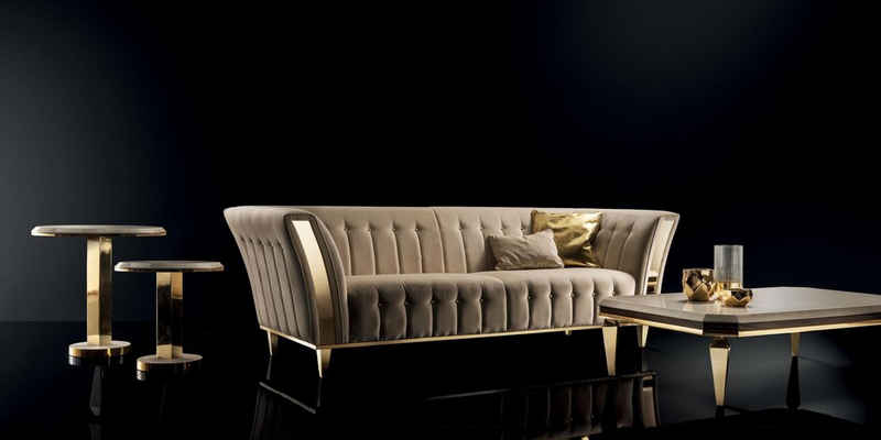 JVmoebel Sofa »Dreisitzer Couch Polster Design Sofa 3 Sitz Sofas Zimmer Luxus Couchen Möbel Neu«