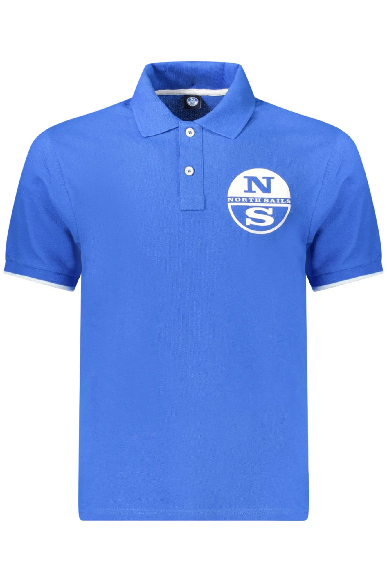 North Sails Poloshirt Herren Kurzarm-Polohemd in Blau mit Kontrastdetails