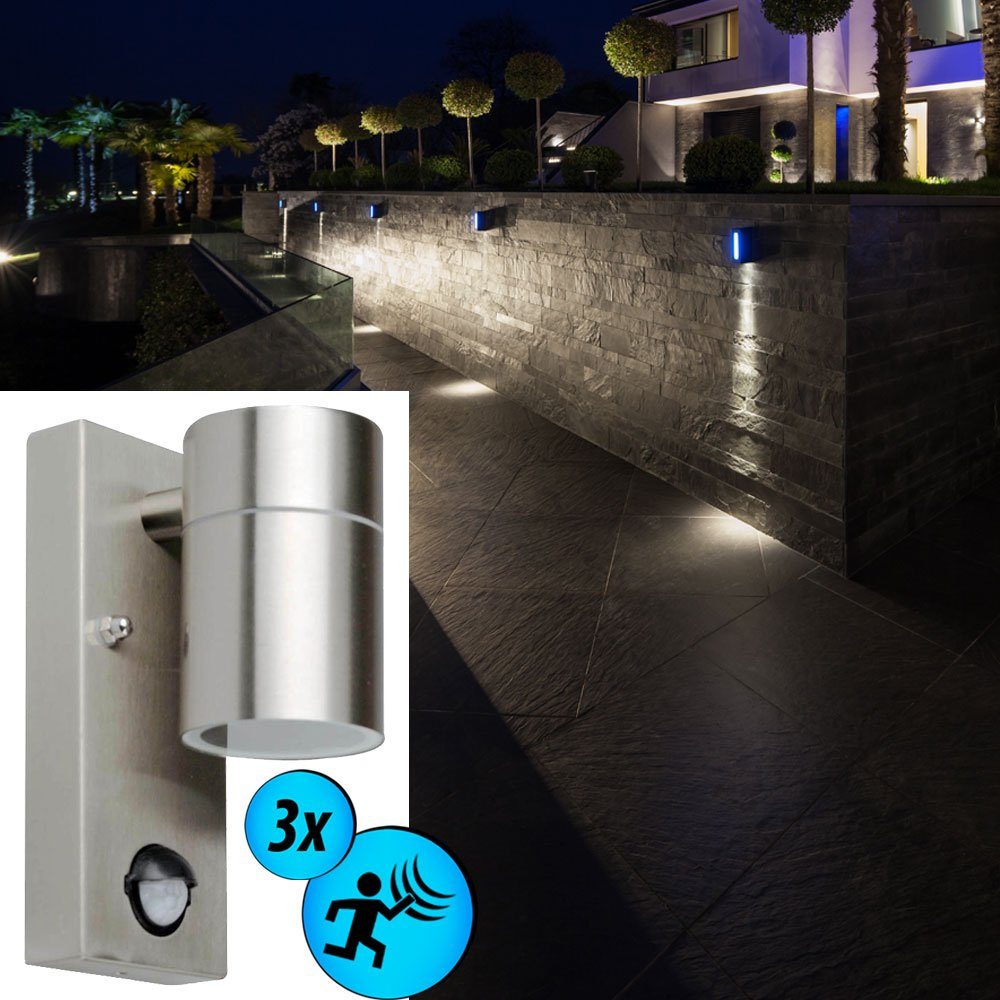 LED Wandleuchte, 3er Set Wand Leuchten Fassaden