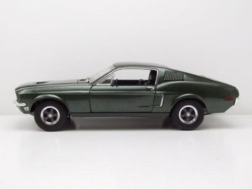 GREENLIGHT collectibles Modellauto Ford Mustang GT Fastback 1968 highland green grün Modellauto 1:18, Maßstab 1:18
