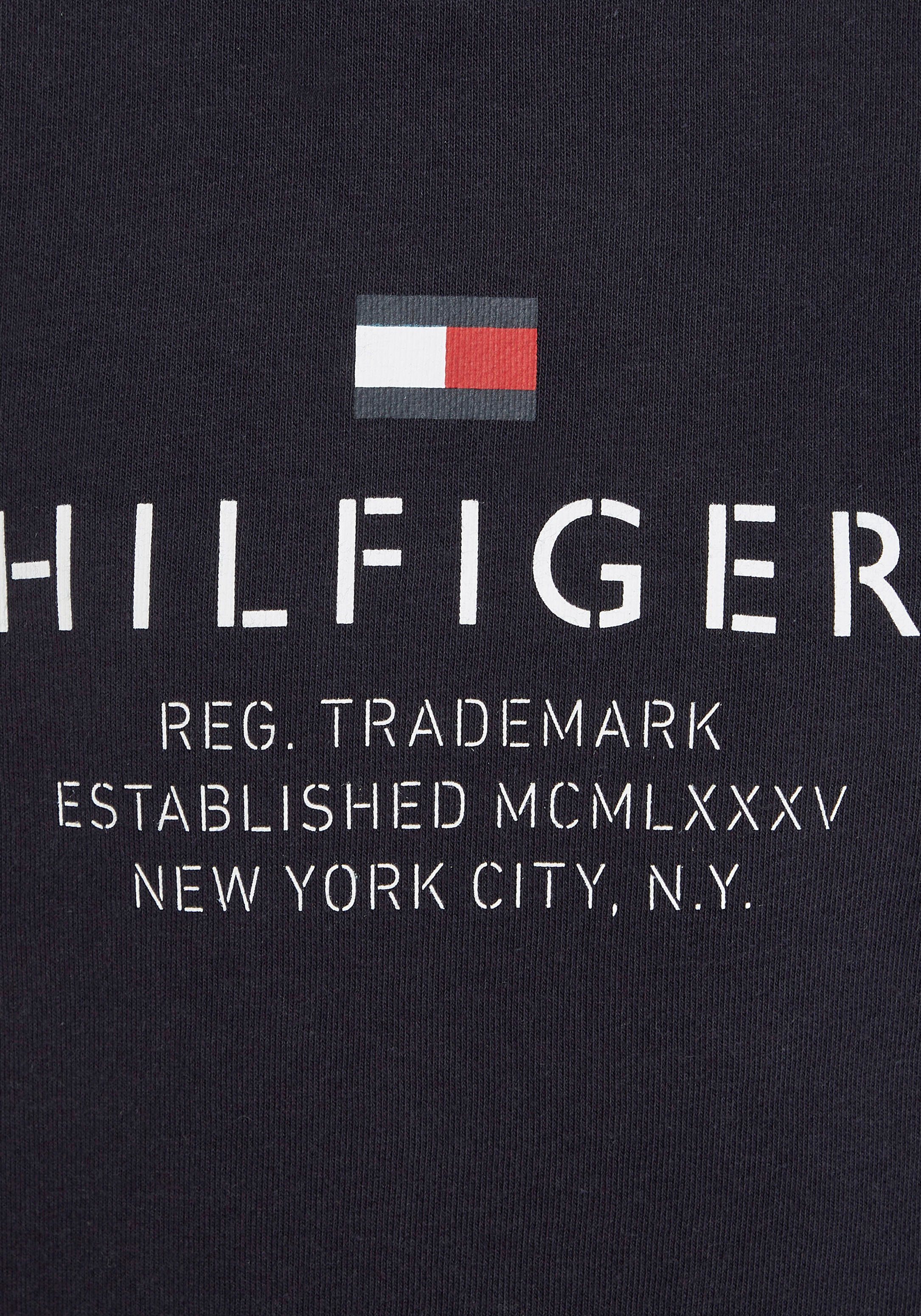 Tommy Hilfiger mit Logoschriftzug LOGO TH Sweatshirt SWEATSHIRT Desert-Sky