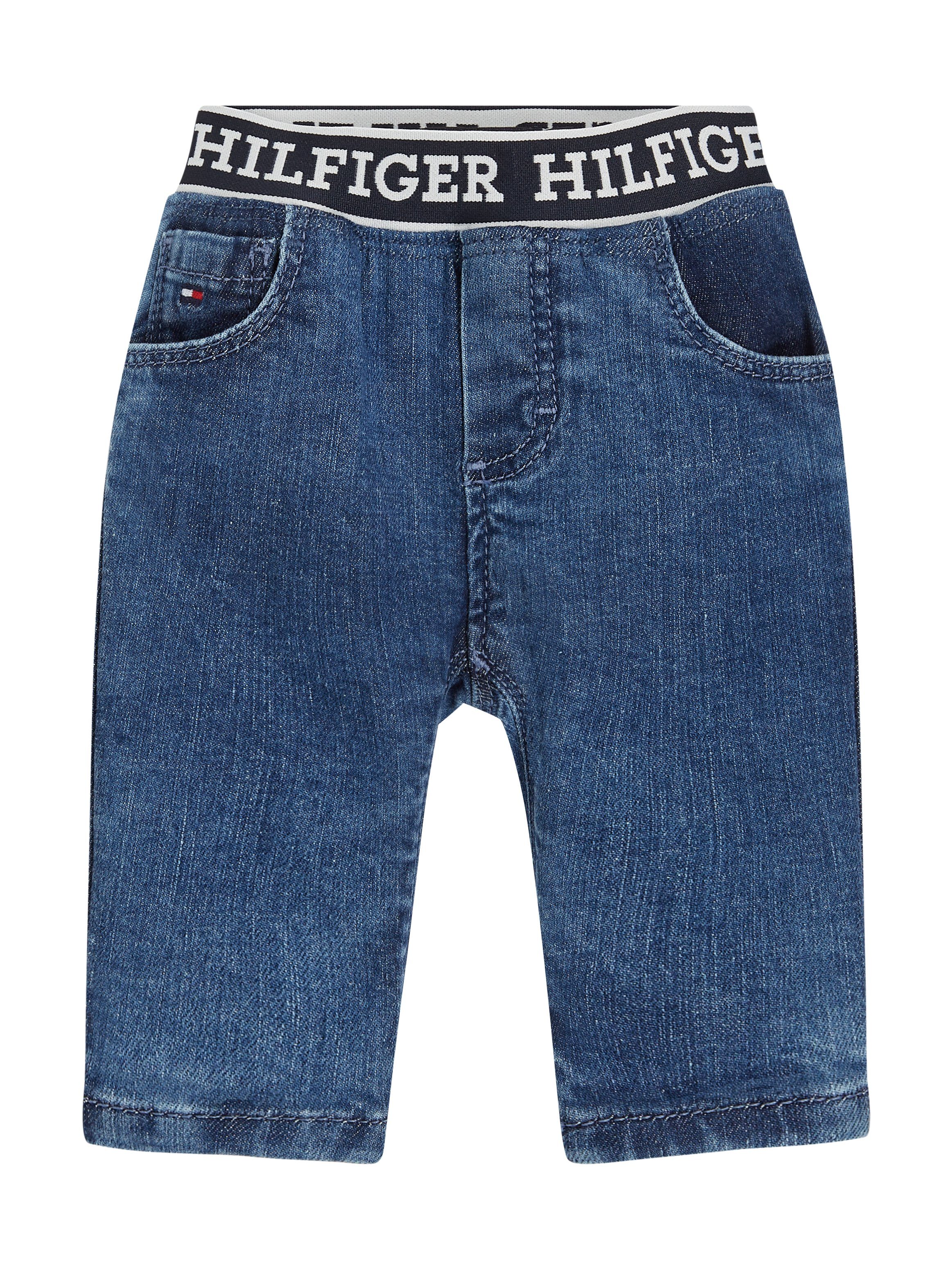 Tommy Hilfiger Bequeme Jeans MONOTYPE PANTS BABY Markenlogo mit DENIM