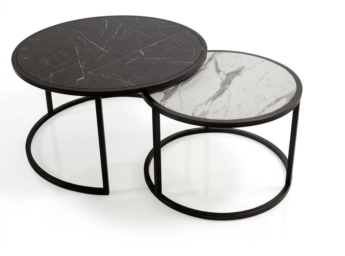 JVmoebel Satztisch Set aus 2 eleganten Couchtischen im modernen Design