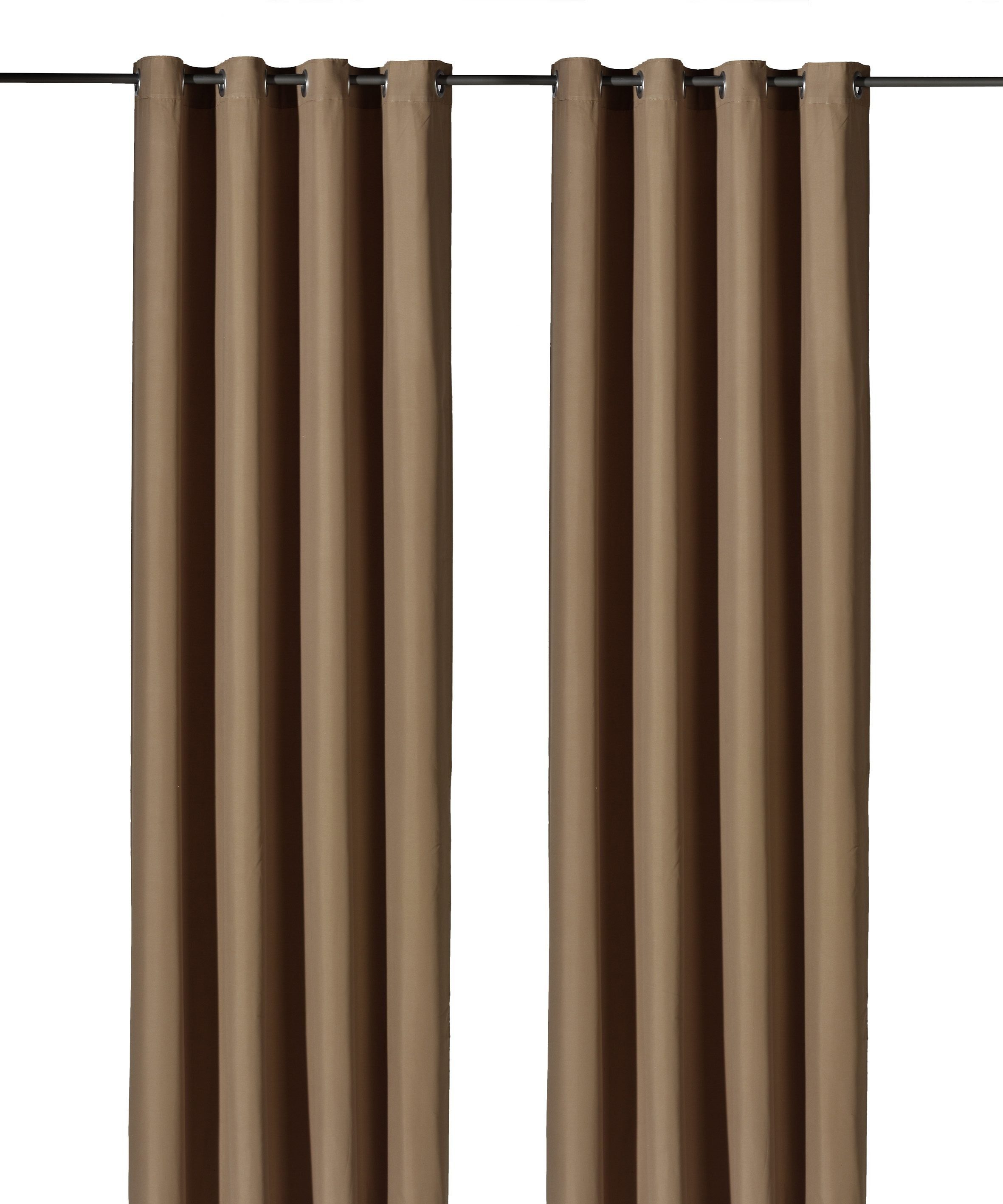 Weckbrodt Vorhang Vito (1 St), Ösen, blickdicht, Satin, Microvelour, blickd günstig online kaufen