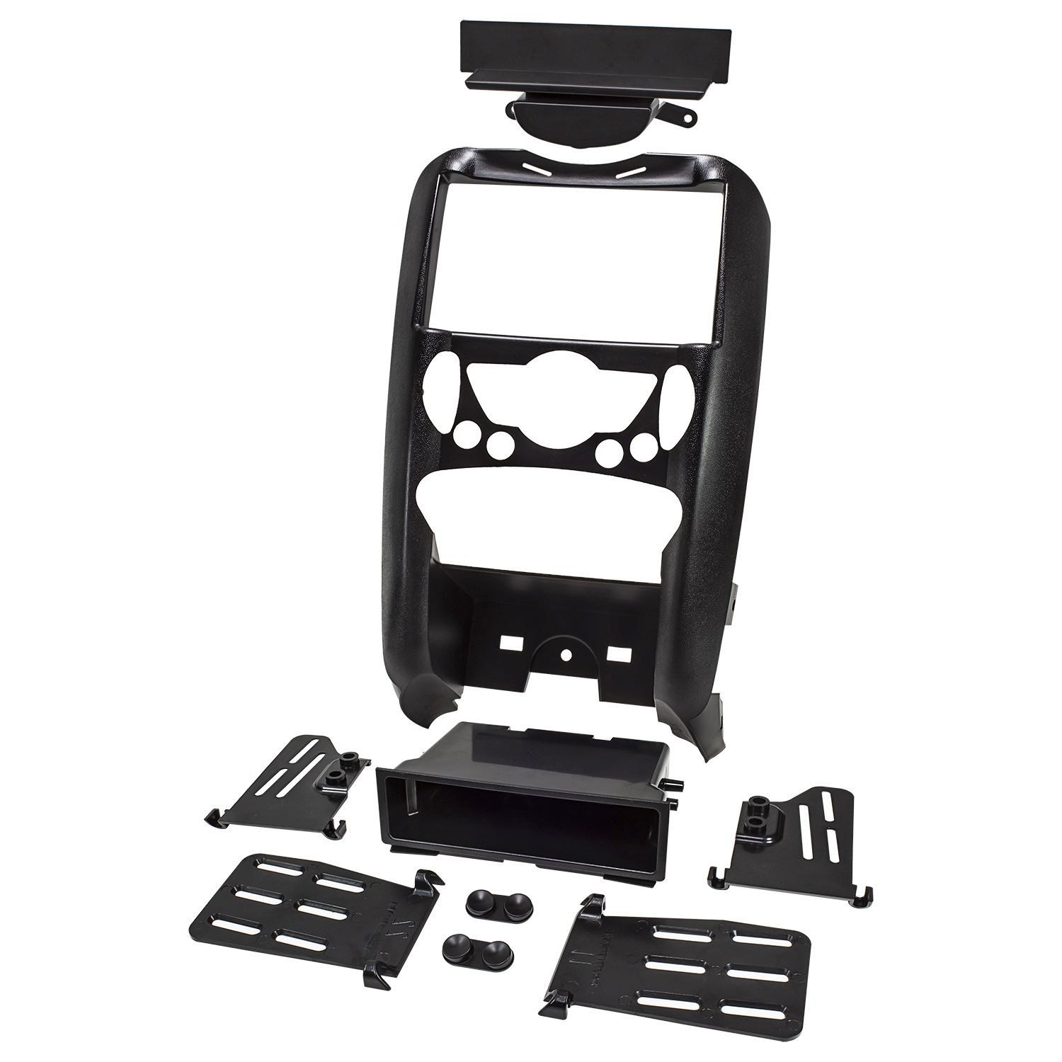 tomzz Audio Doppel DIN 1DIN Radioblende passt für BMW Mini Cooper II R55 R56 R57 2 Autoradio