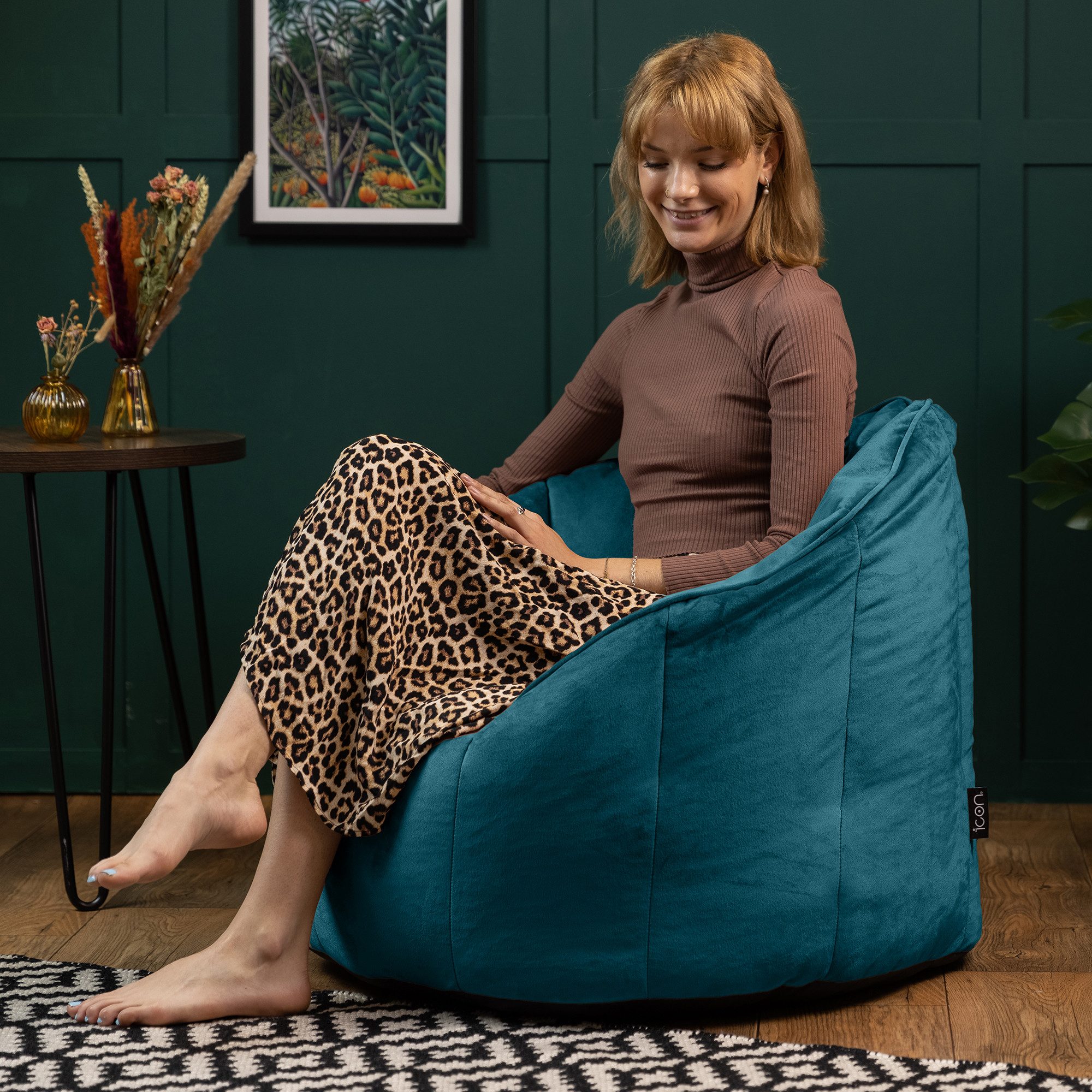 icon Sitzsack Sitzsack Sessel aus Samt günstig online kaufen