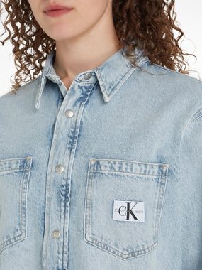 Calvin Klein Jeans Jeanshemd DAD DENIM SHIRT mit Logopatch