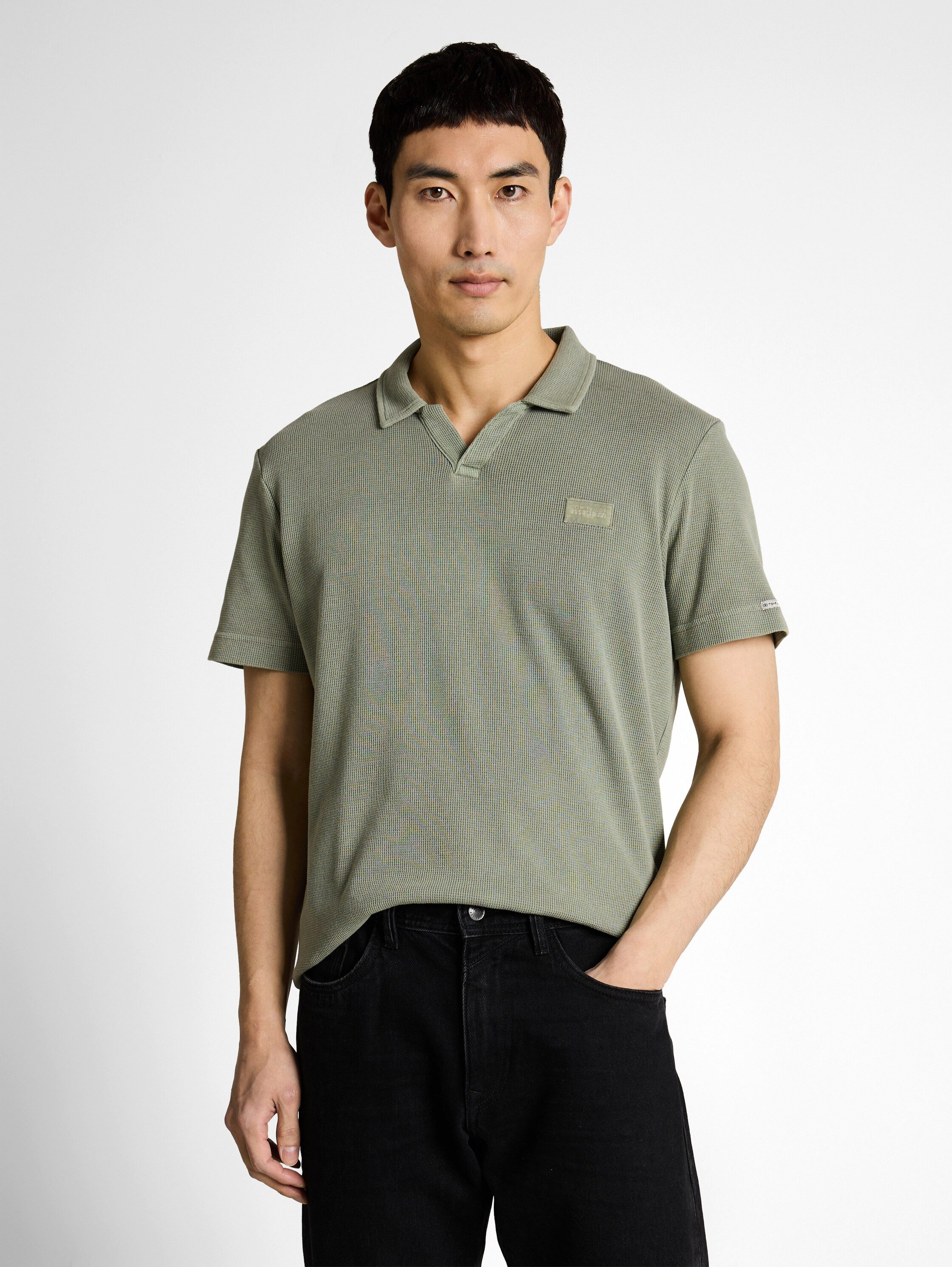 TOM TAILOR Poloshirt mit Logo Stickerei