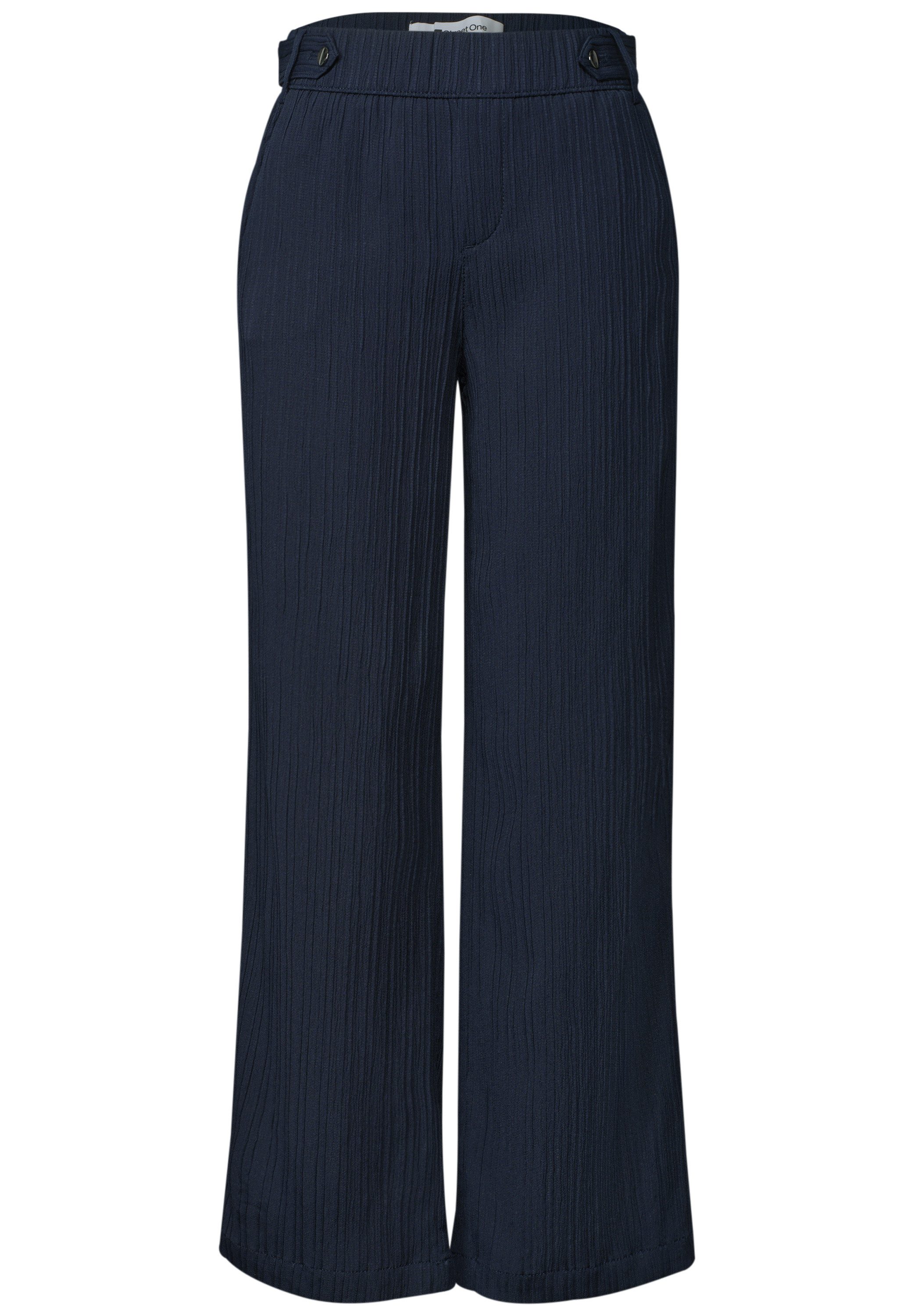 STREET ONE Stoffhose mit Crinkle Crash Struktur – Bild 4 von 5