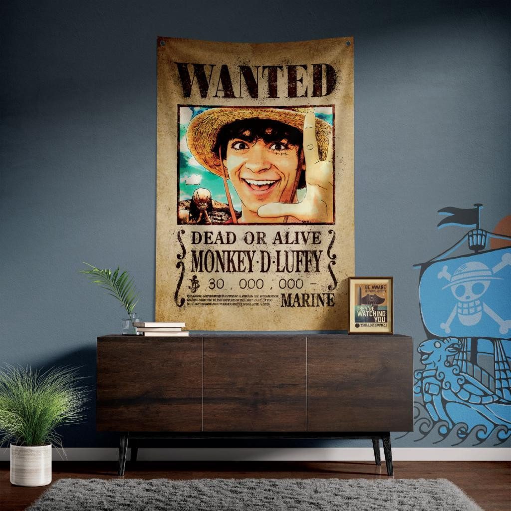 Bandai Sammelkarte One Piece Wand Banner Monkey D. Luffy 125x85cm