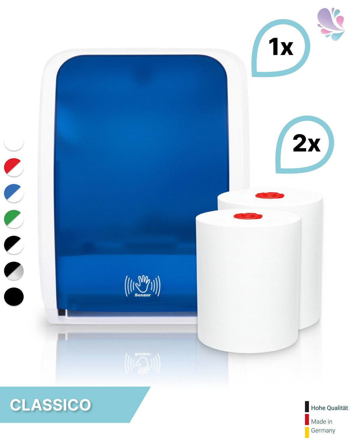 Blau / Weiß