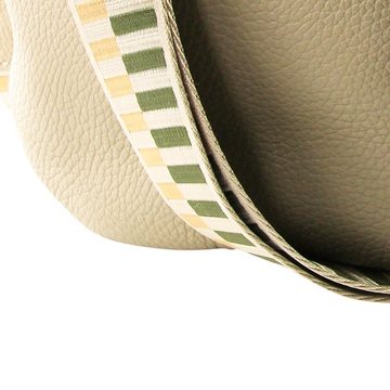Toscanto Gürteltasche Toscanto Damen Gürteltasche Leder taupe (Gürteltasche), Damen Gürteltasche Leder, taupe, beige, mehrfarbig ca. 25cm x ca. 15cm