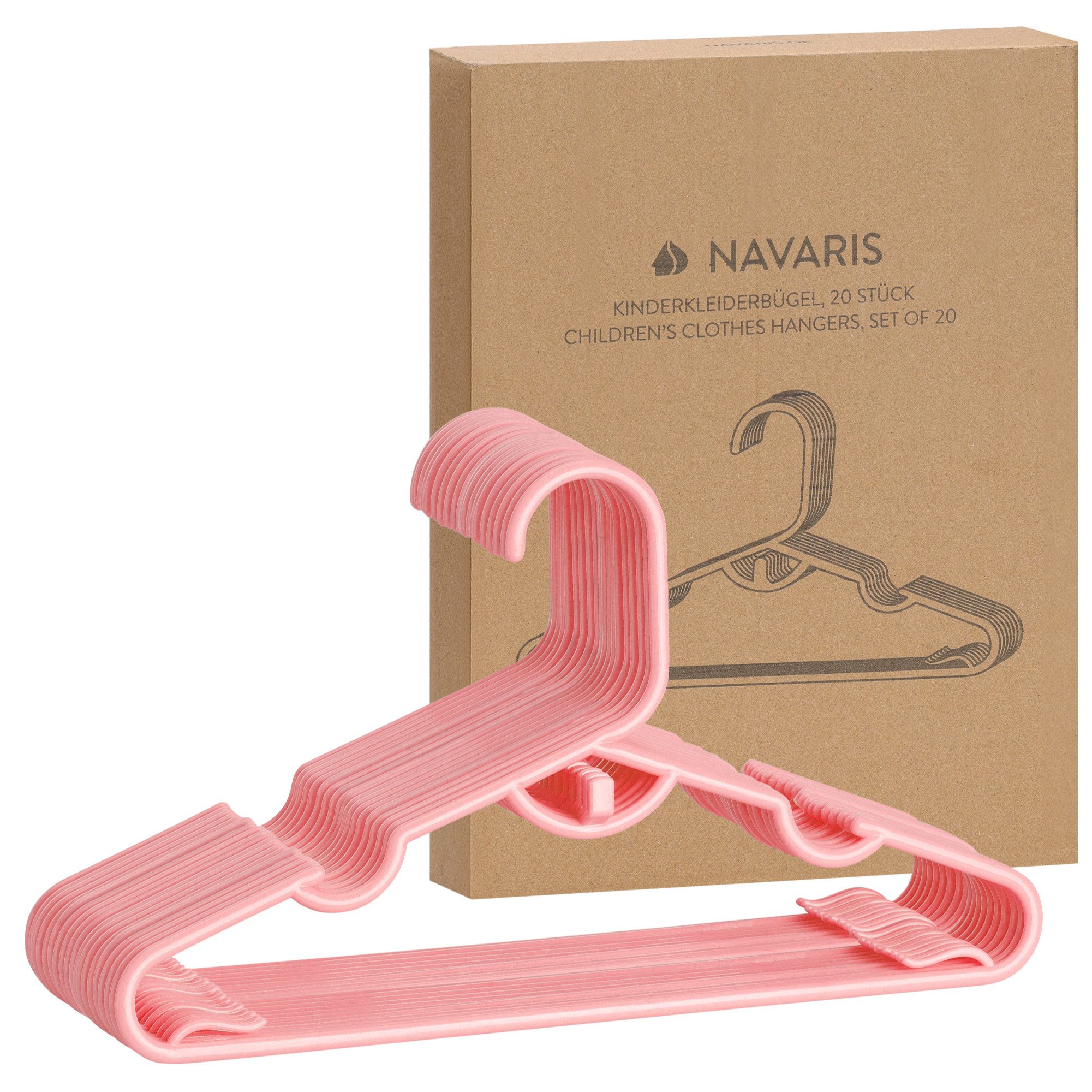 Navaris Kleiderbügel Kinderkleiderbügel 20er-Pack - robuste günstig online kaufen