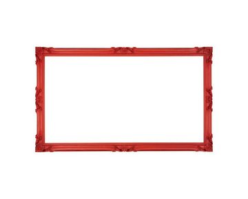 ASR Rahmendesign Wandspiegel Modell Brietta (modern, Vintage Stil, Grundfarbe rot), Größe außen 83cm x 143cm x 5,5cm