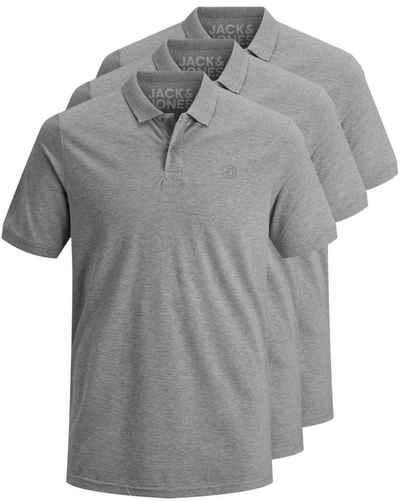 Jack & Jones Poloshirt »Basic« (3-tlg., 3er Pack) slimfit / figurbetont geschnitten