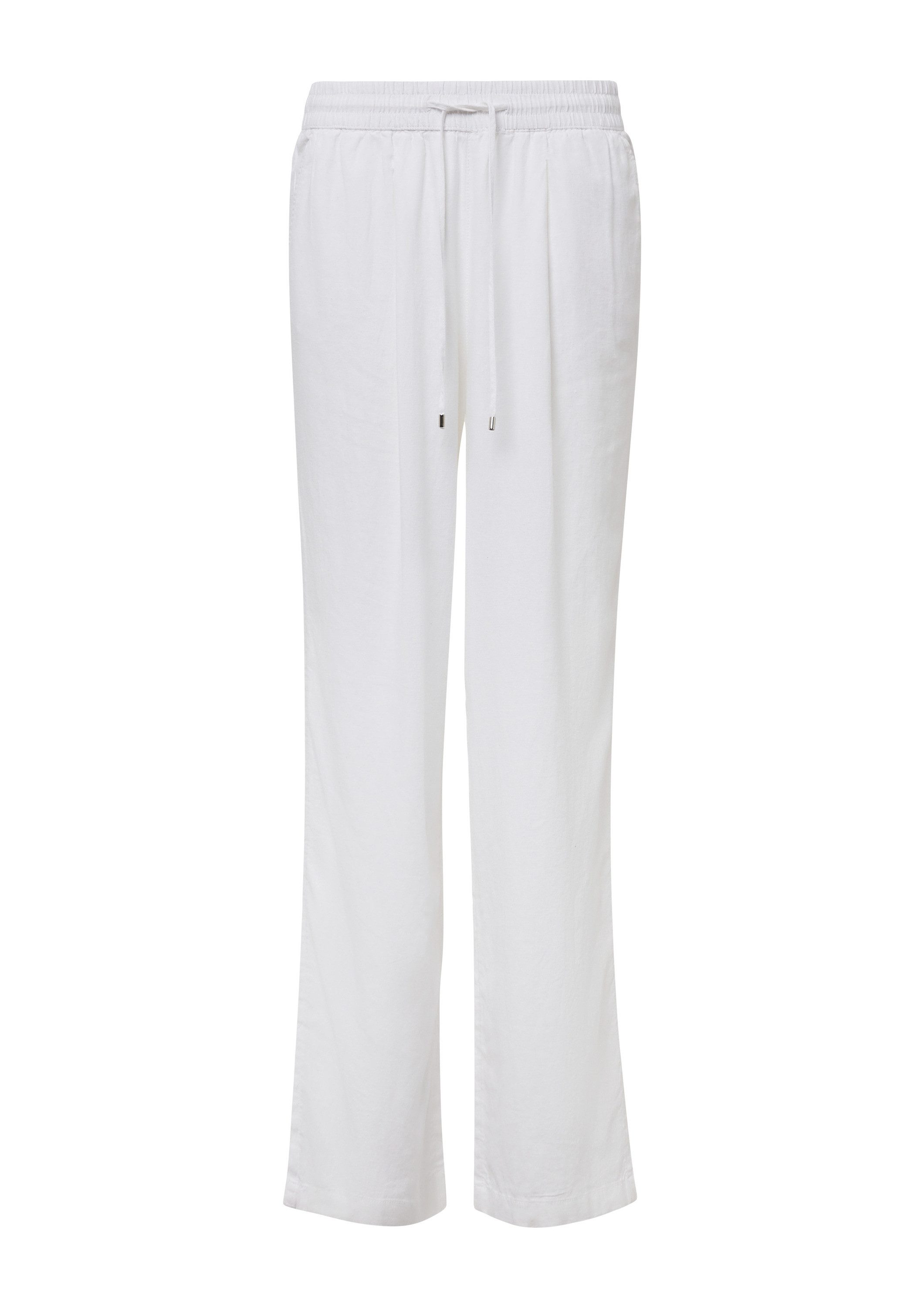 s.Oliver Chinos Hose Leichte Leinenmix-Hose mit Elastikbund günstig online kaufen