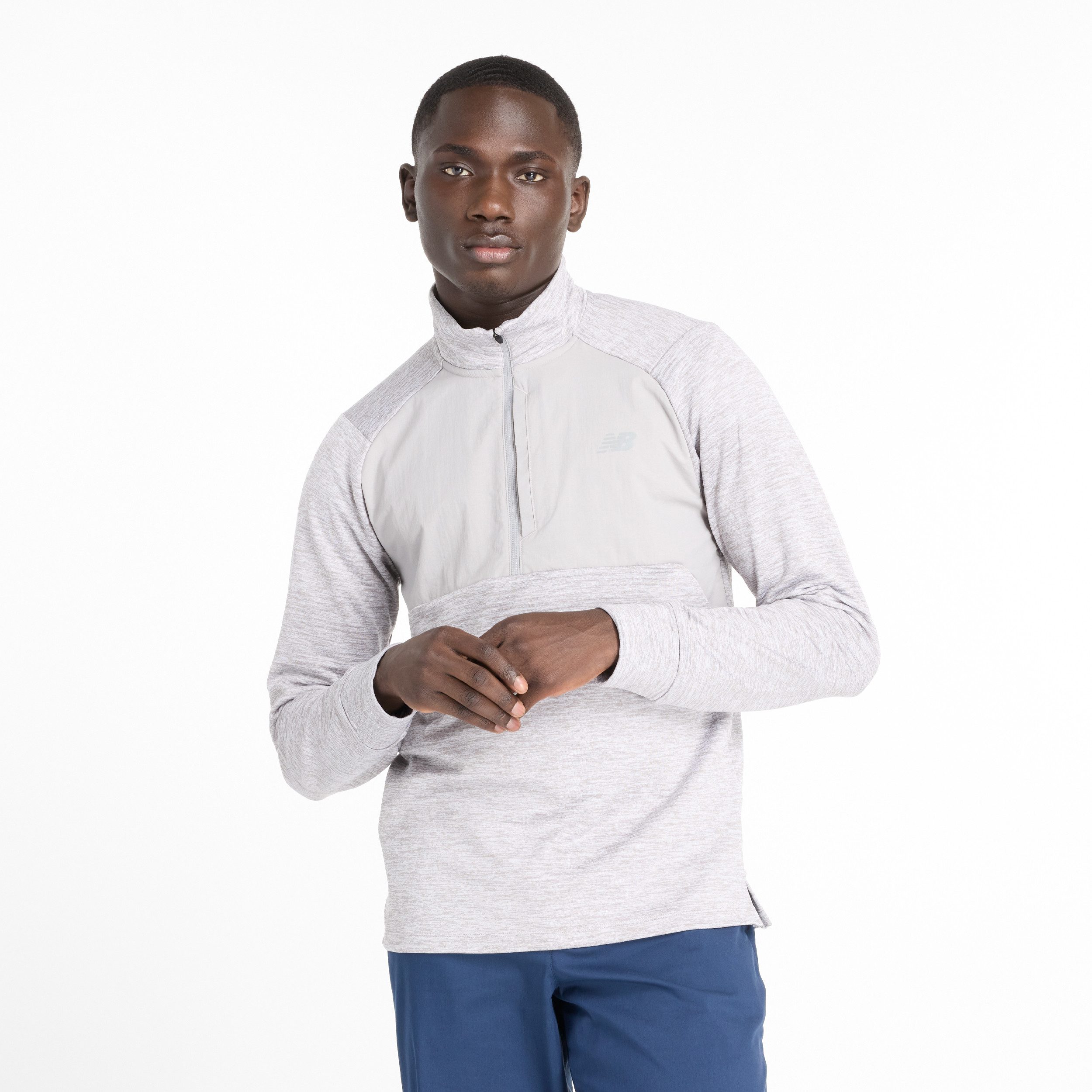 New Balance Laufshirt ATHLETICS HEAT GRID 1/2 ZIP für vielseitige Aktivitäten, sportlicher Stil, für Erwachsene